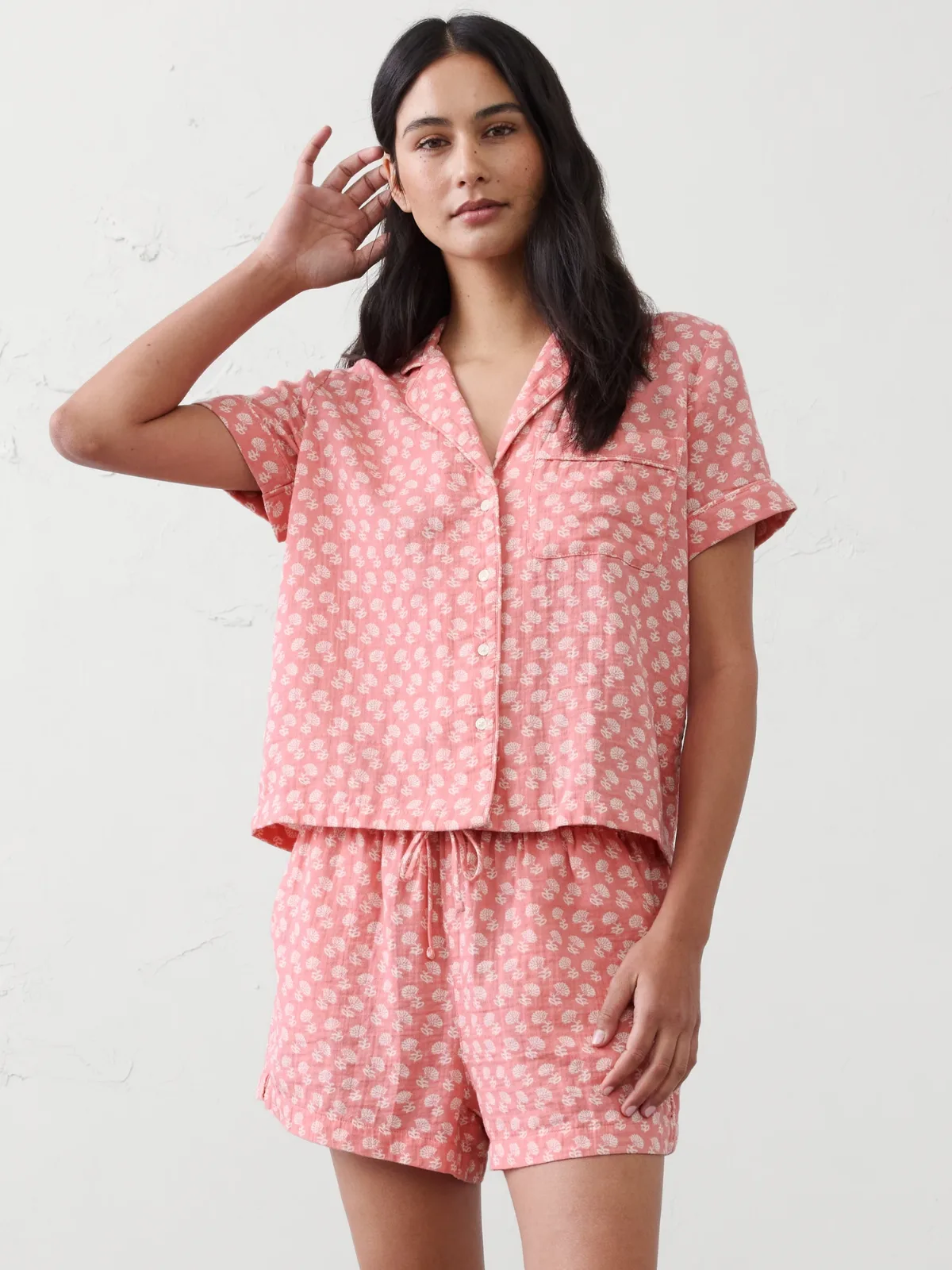Short Sleeve Sleep Set by Banana Republic