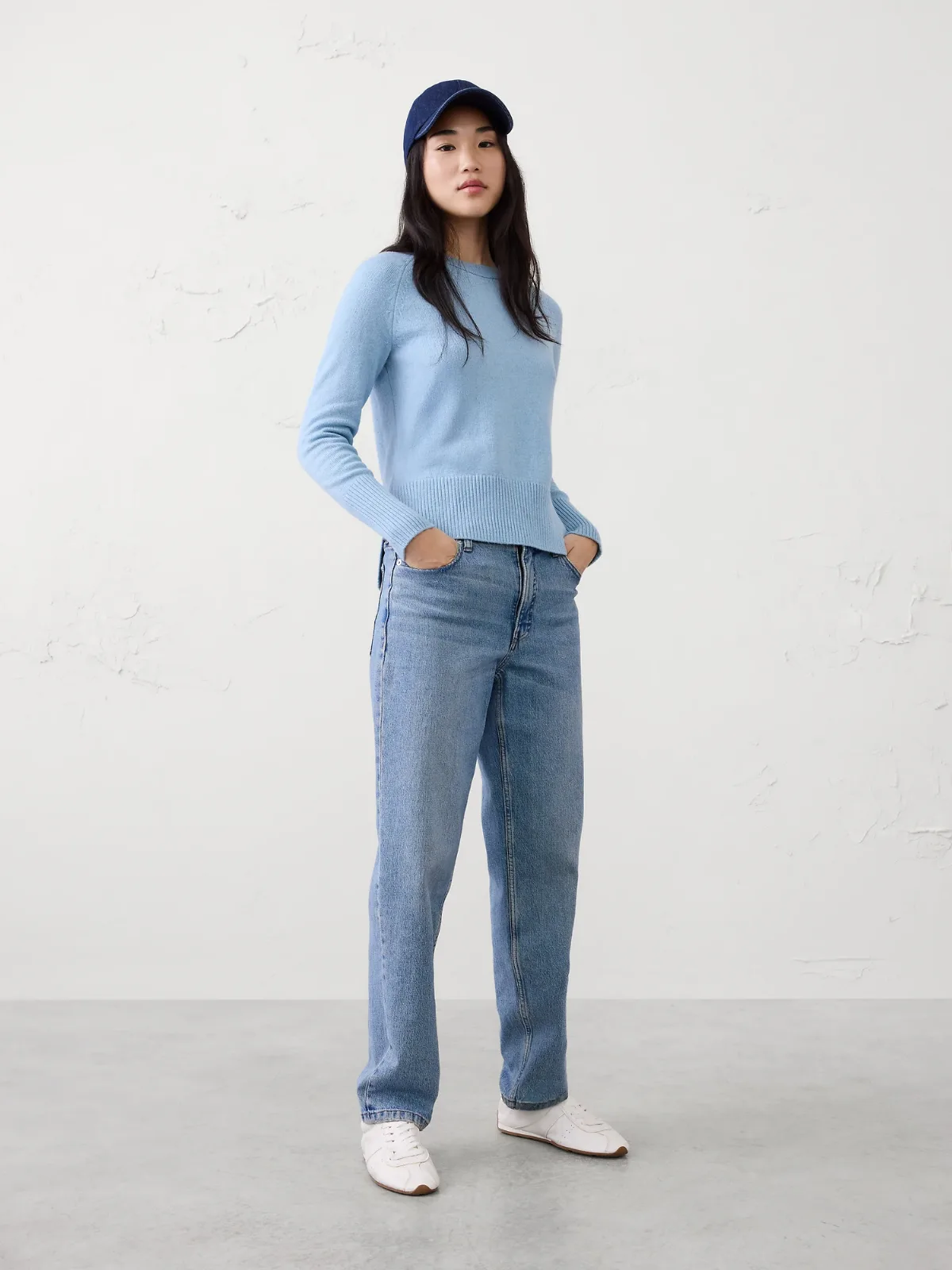 Perfectly Soft Crew-Neck Sweater by Banana Republic