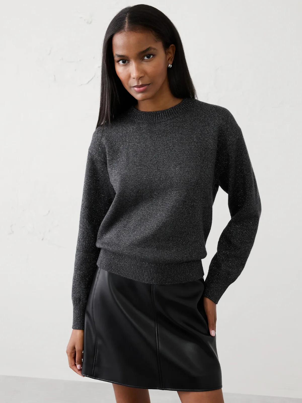 Coveted Crew-Neck Sweater by Banana Republic