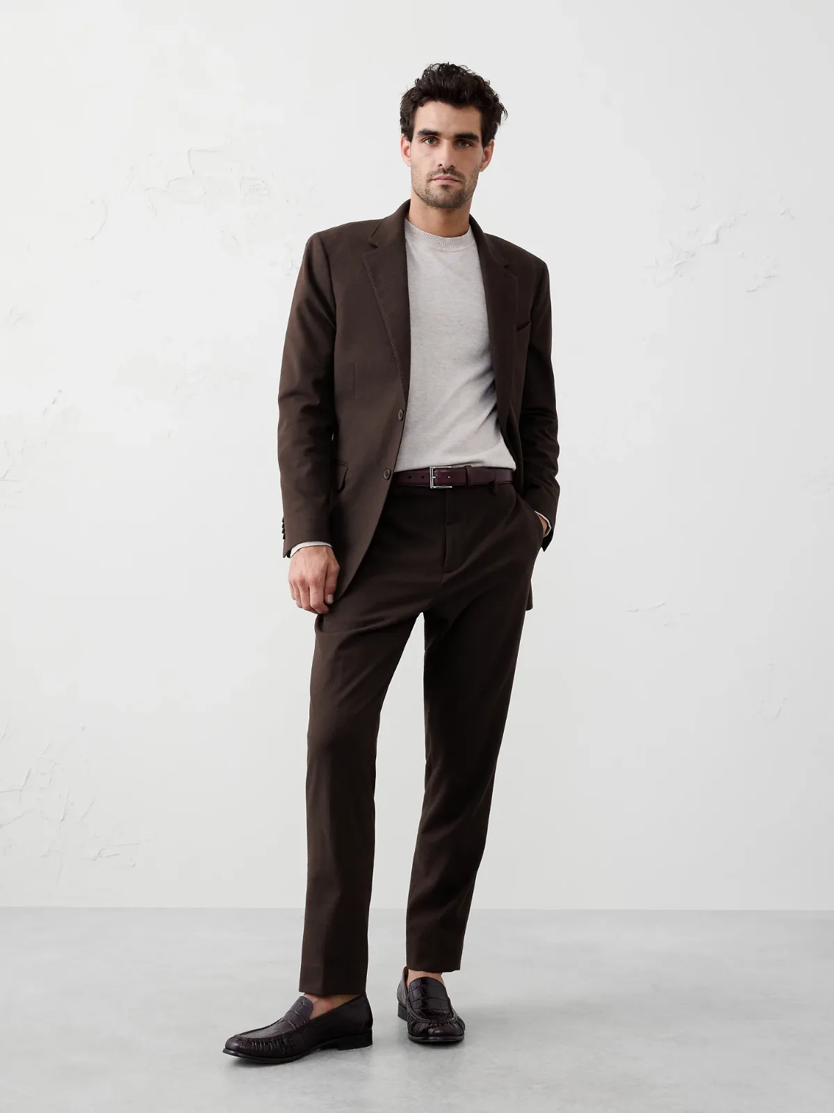 Soft Flannel Suit Trouser by Banana Republic