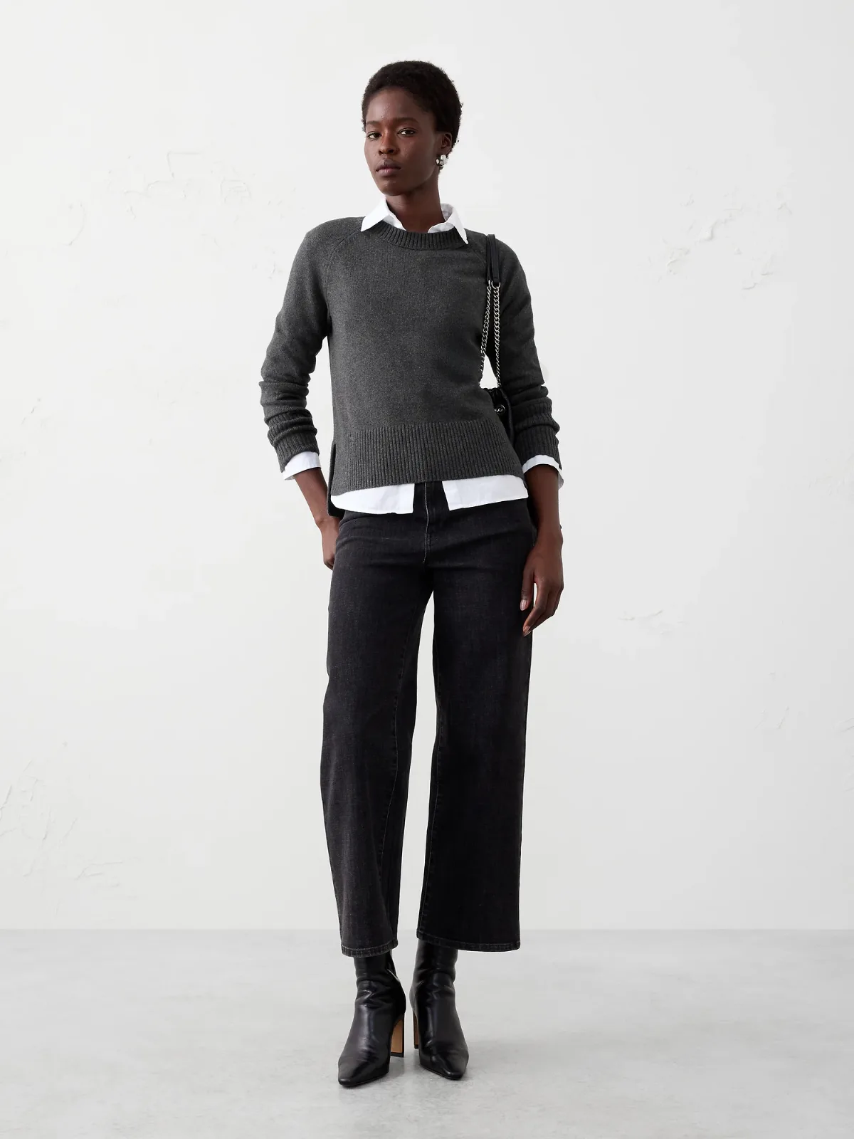 Perfectly Soft Crew-Neck Sweater by Banana Republic