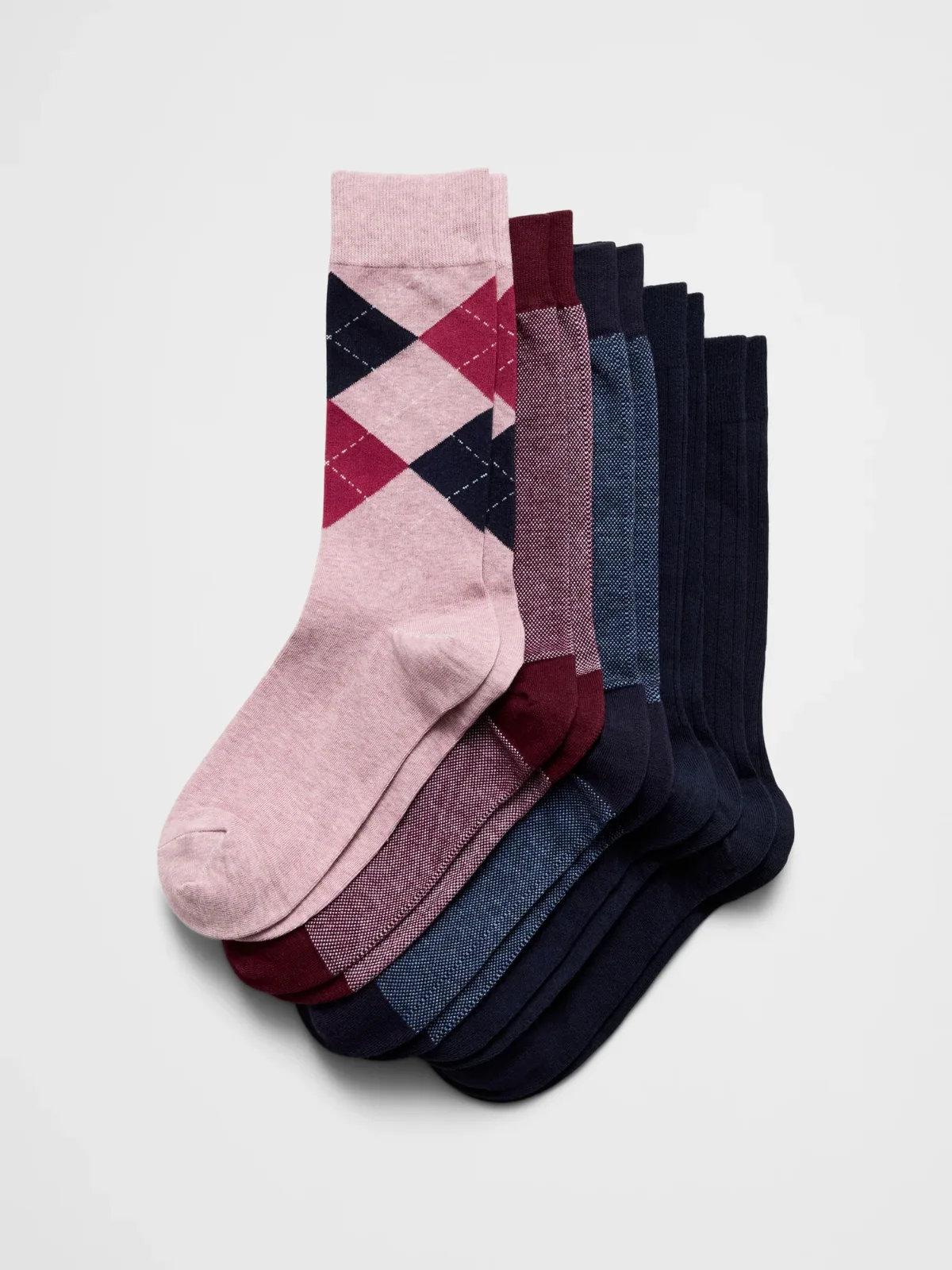 Pique Ribbed Trouser Socks (5 Pack) by Banana Republic