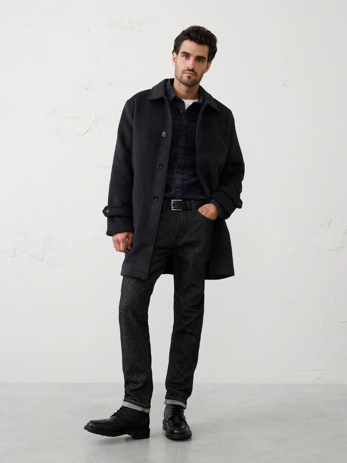Wool Mac Jacket by Banana Republic