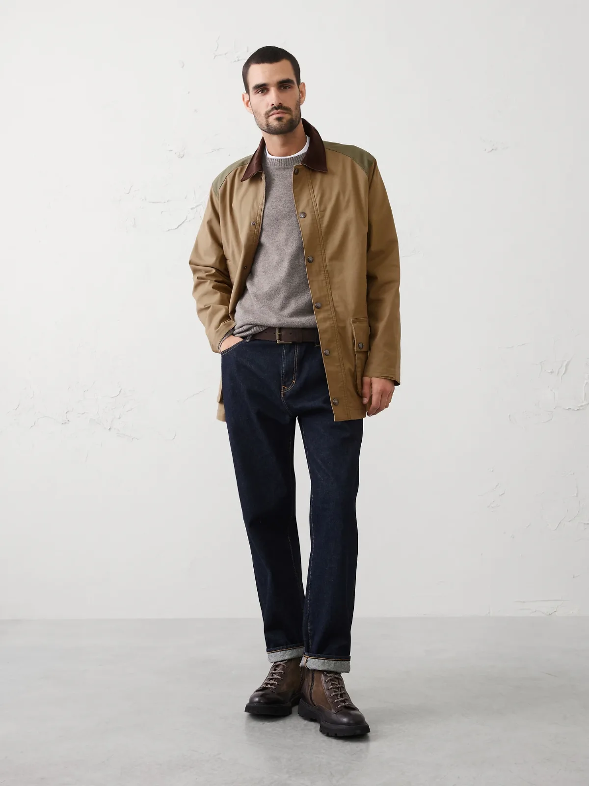 Cord Collar Field Jacket by Banana Republic