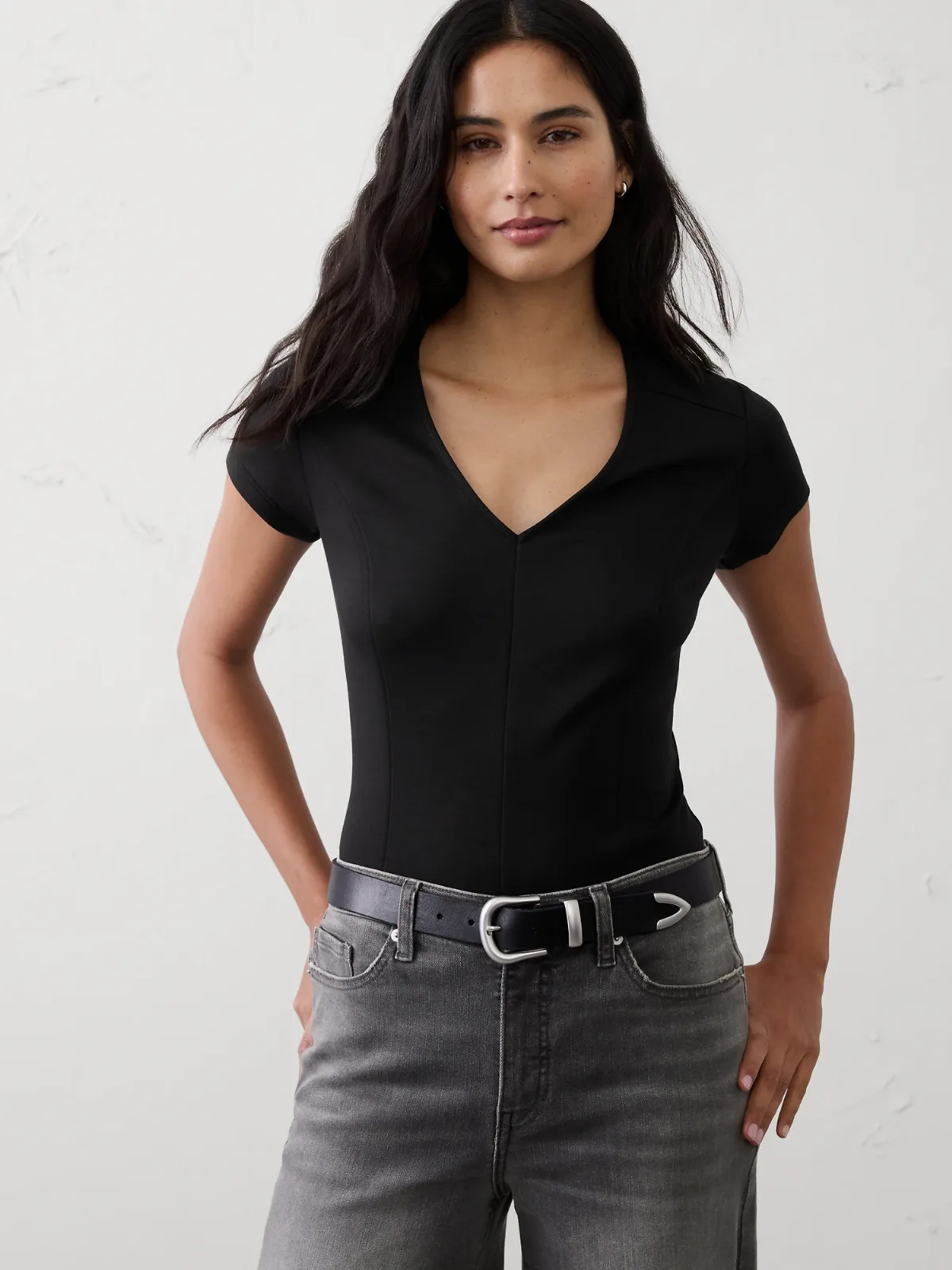Soft Touch Cropped Top by Banana Republic