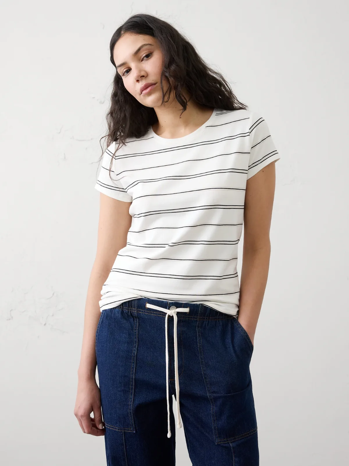 Timeless Crew-Neck T-Shirt by Banana Republic