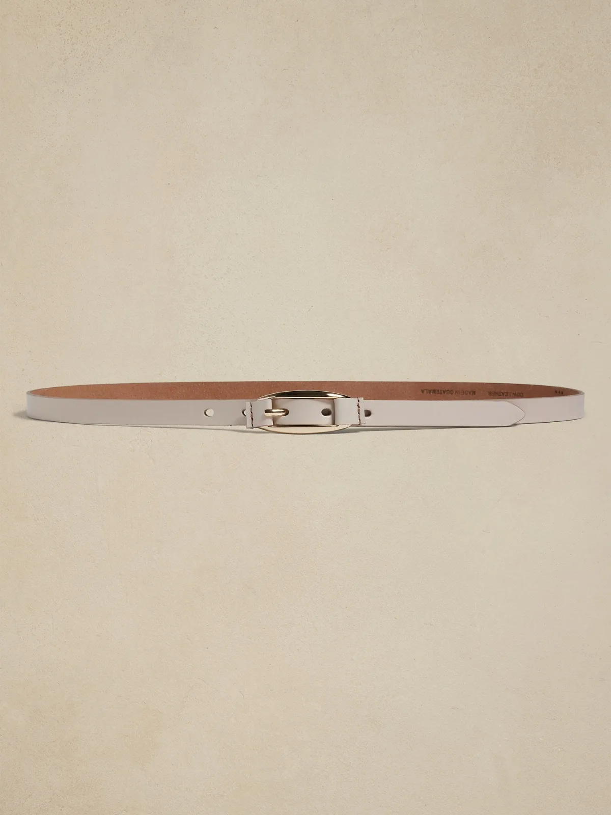 Skinny Leather Trouser Belt by Banana Republic
