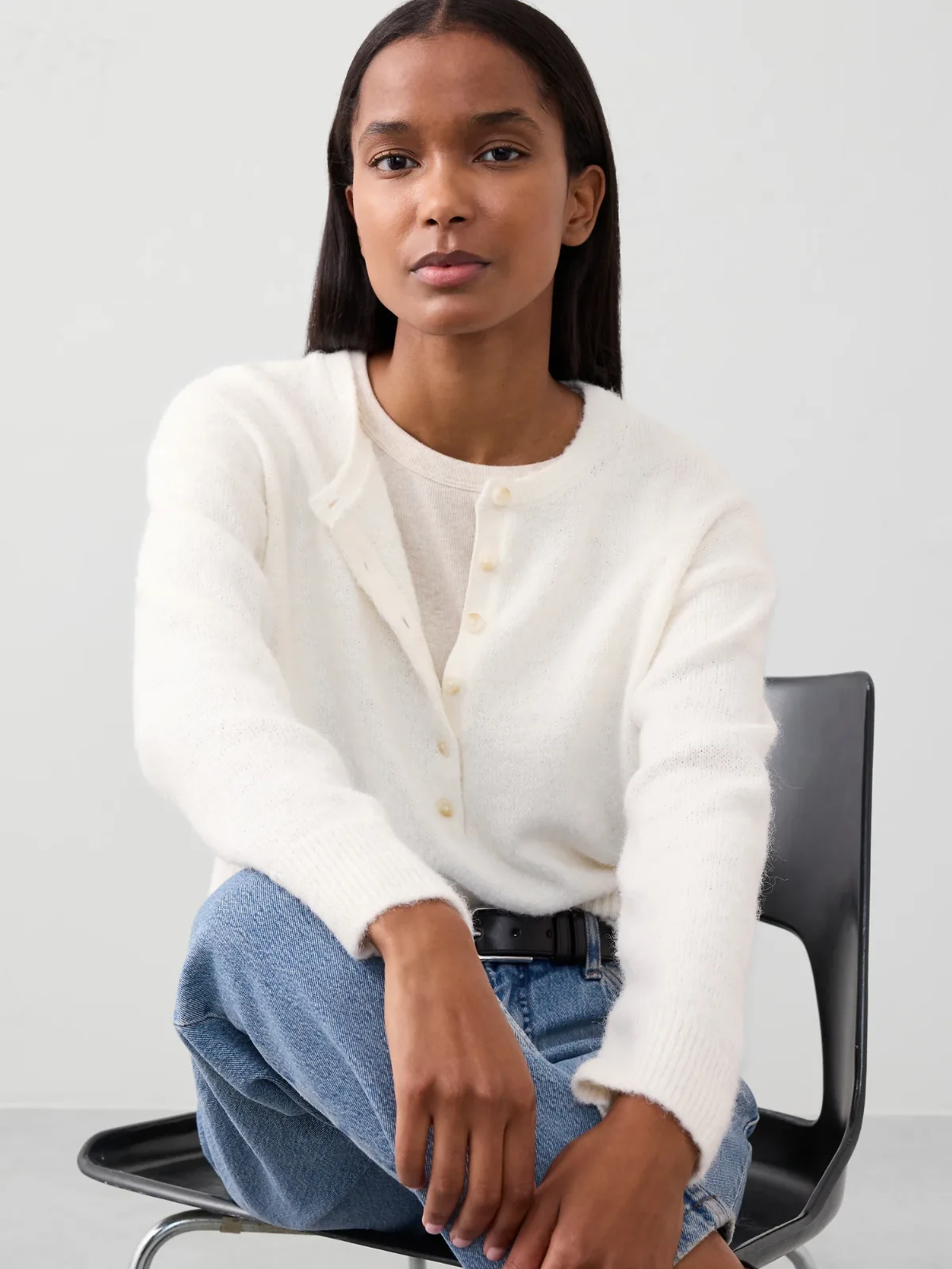 Henley Brushed Pullover Sweater by Banana Republic