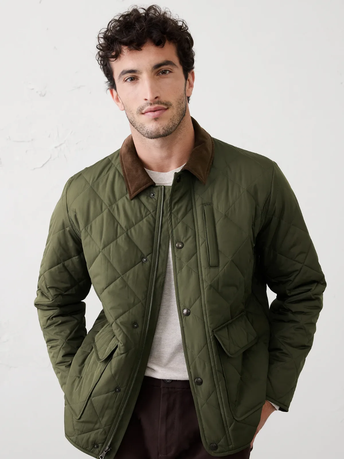Diamond Quilted Jacket by Banana Republic