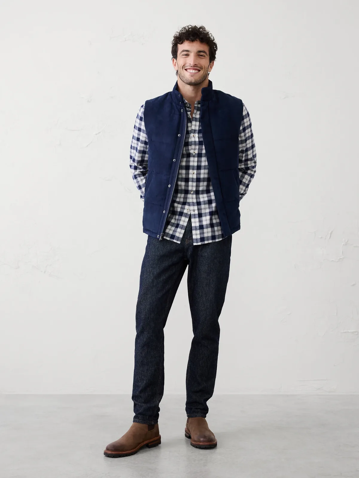 Slim-Fit Lightweight Flannel Shirt by Banana Republic