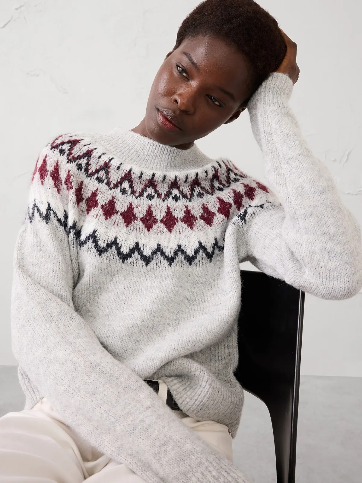 Brushed Pullover Sweater