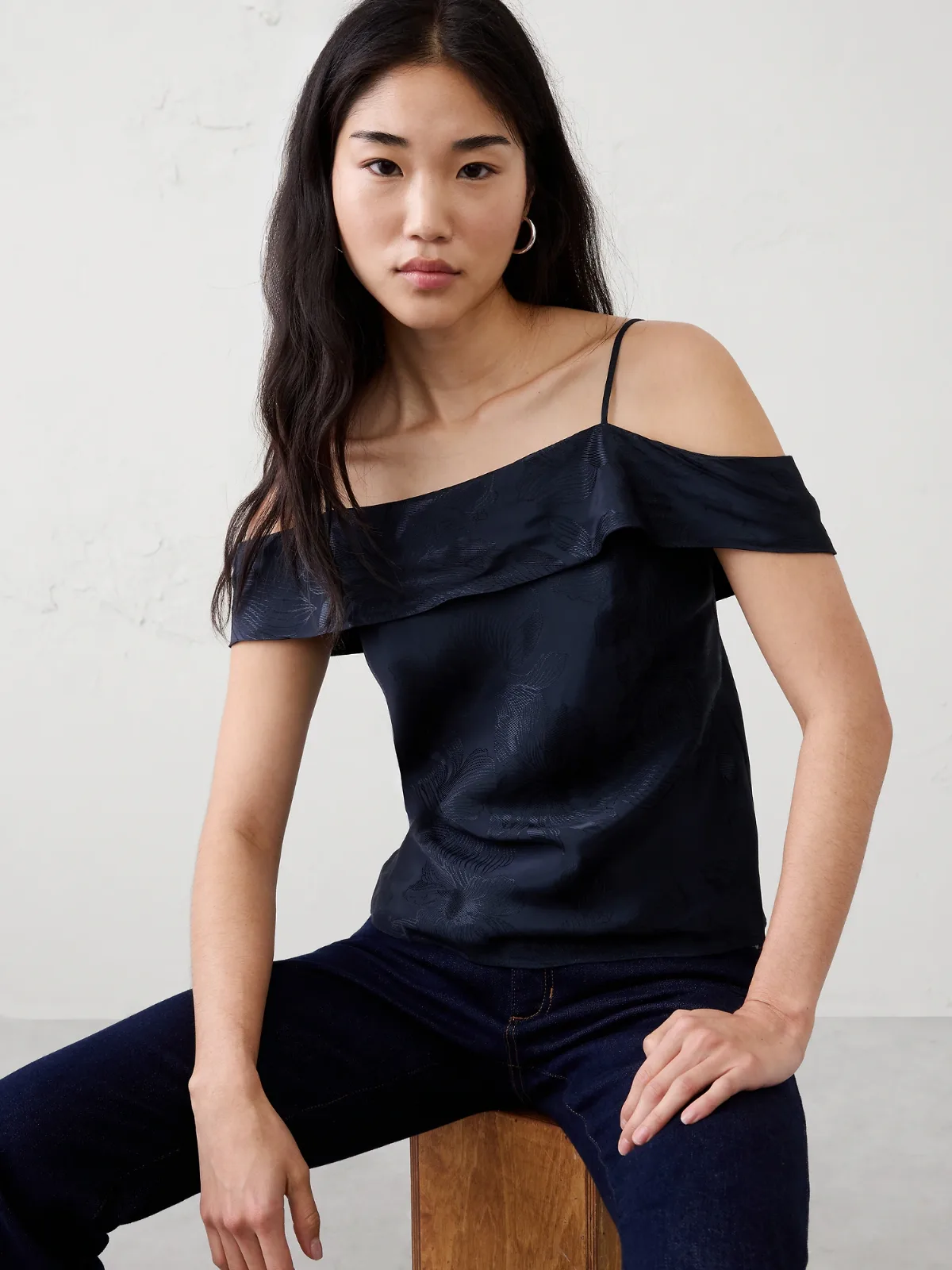 Strappy Draped Top by Banana Republic