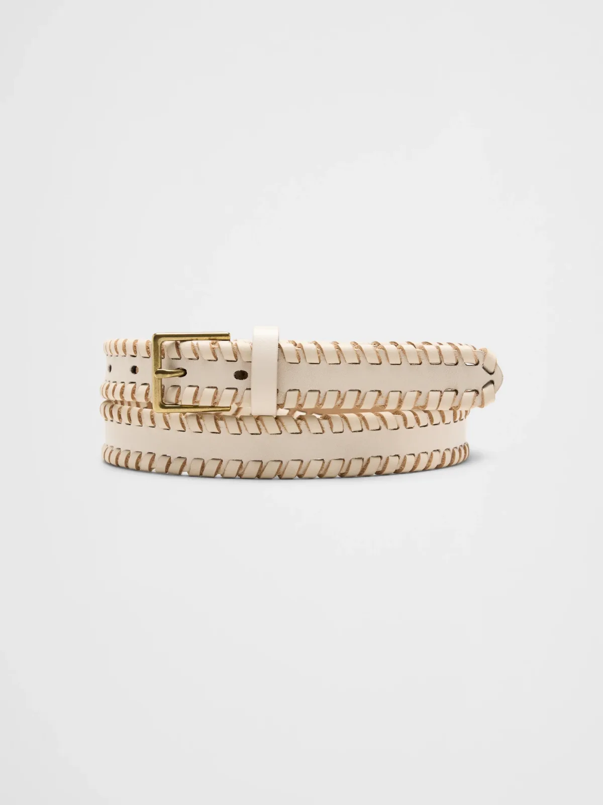 Skinny Whipstitch Belt by Banana Republic