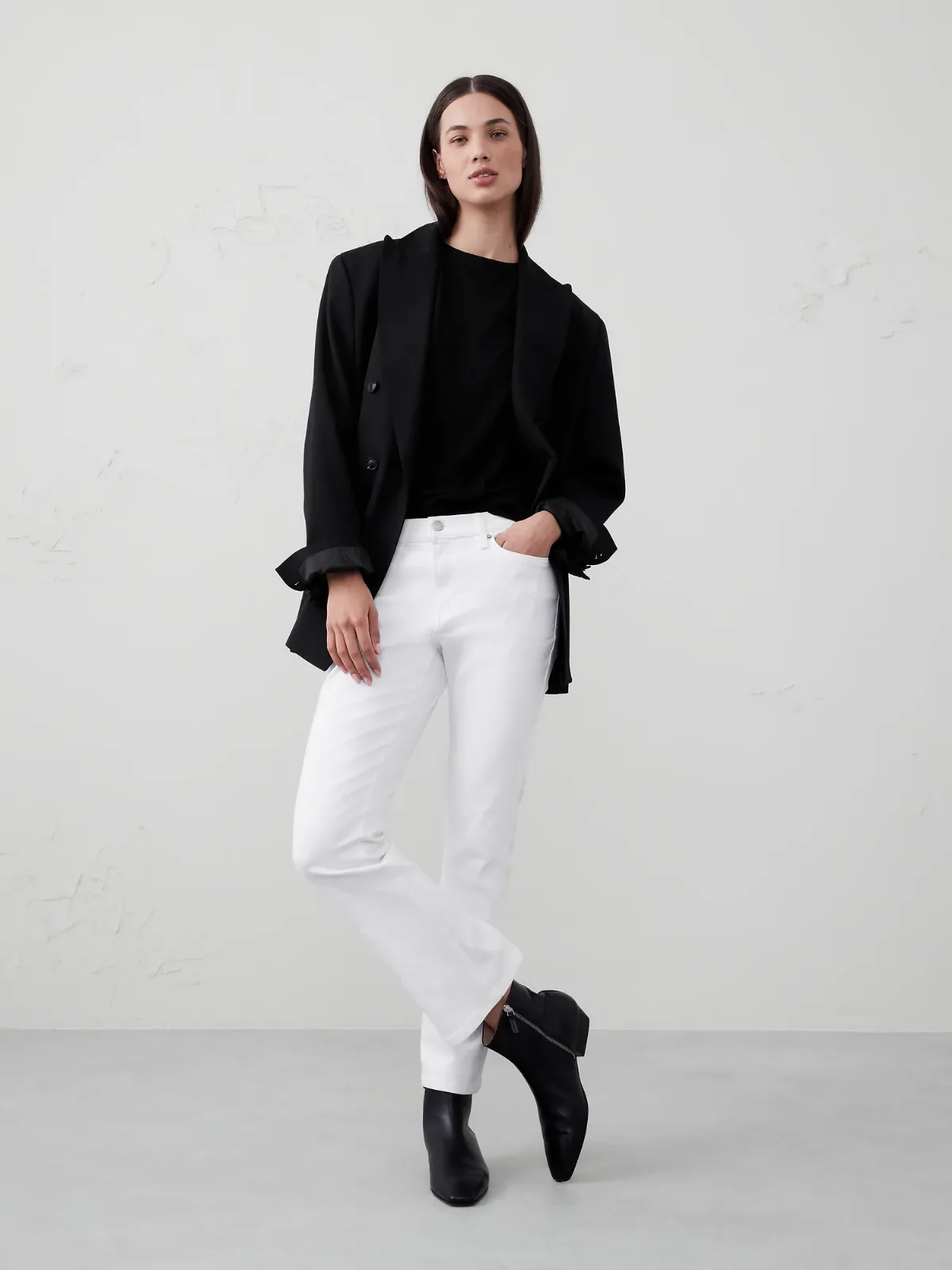 Kick Flare Mid-Rise Jean by Banana Republic