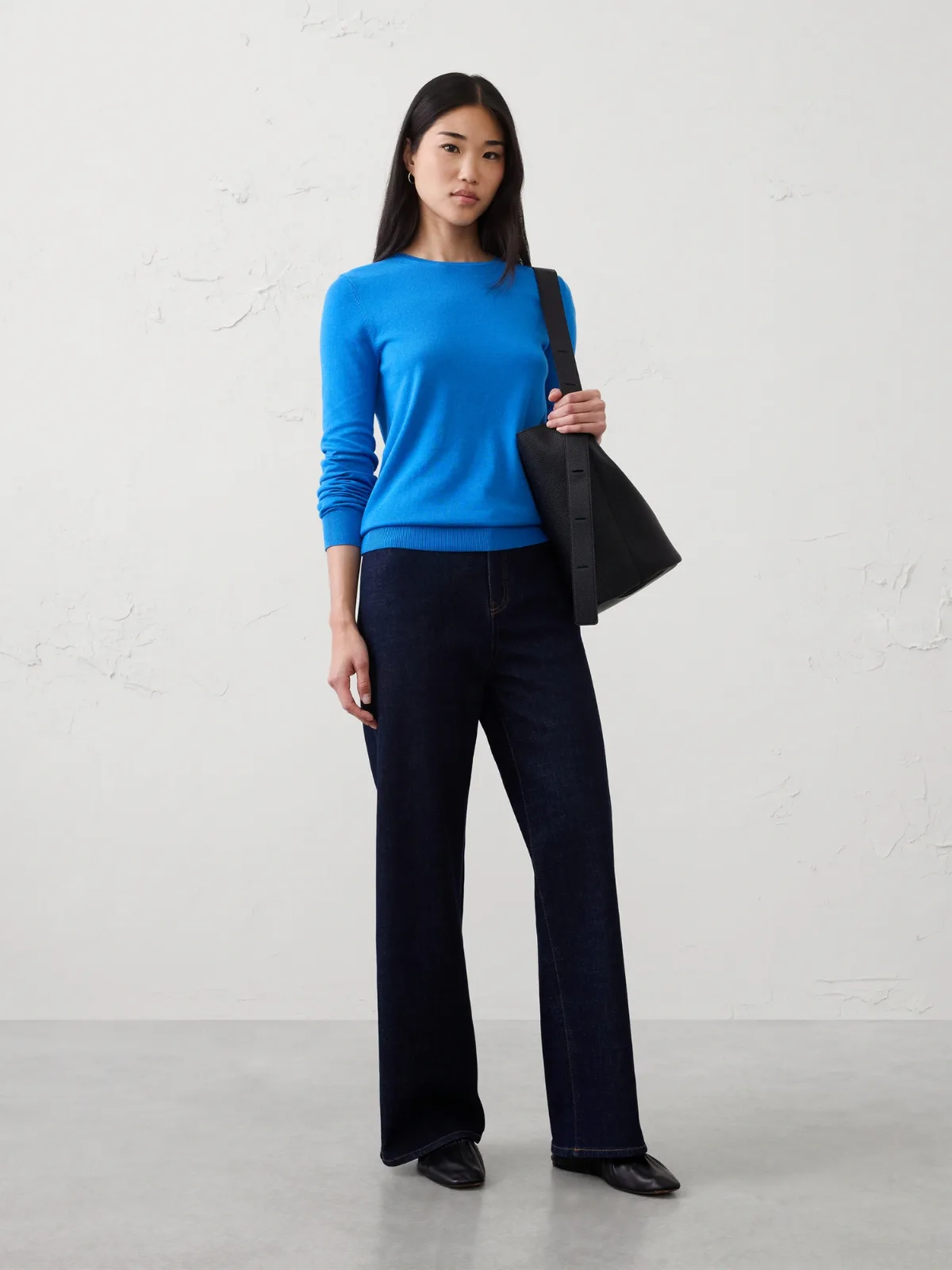 Forever Crew-Neck Sweater by Banana Republic