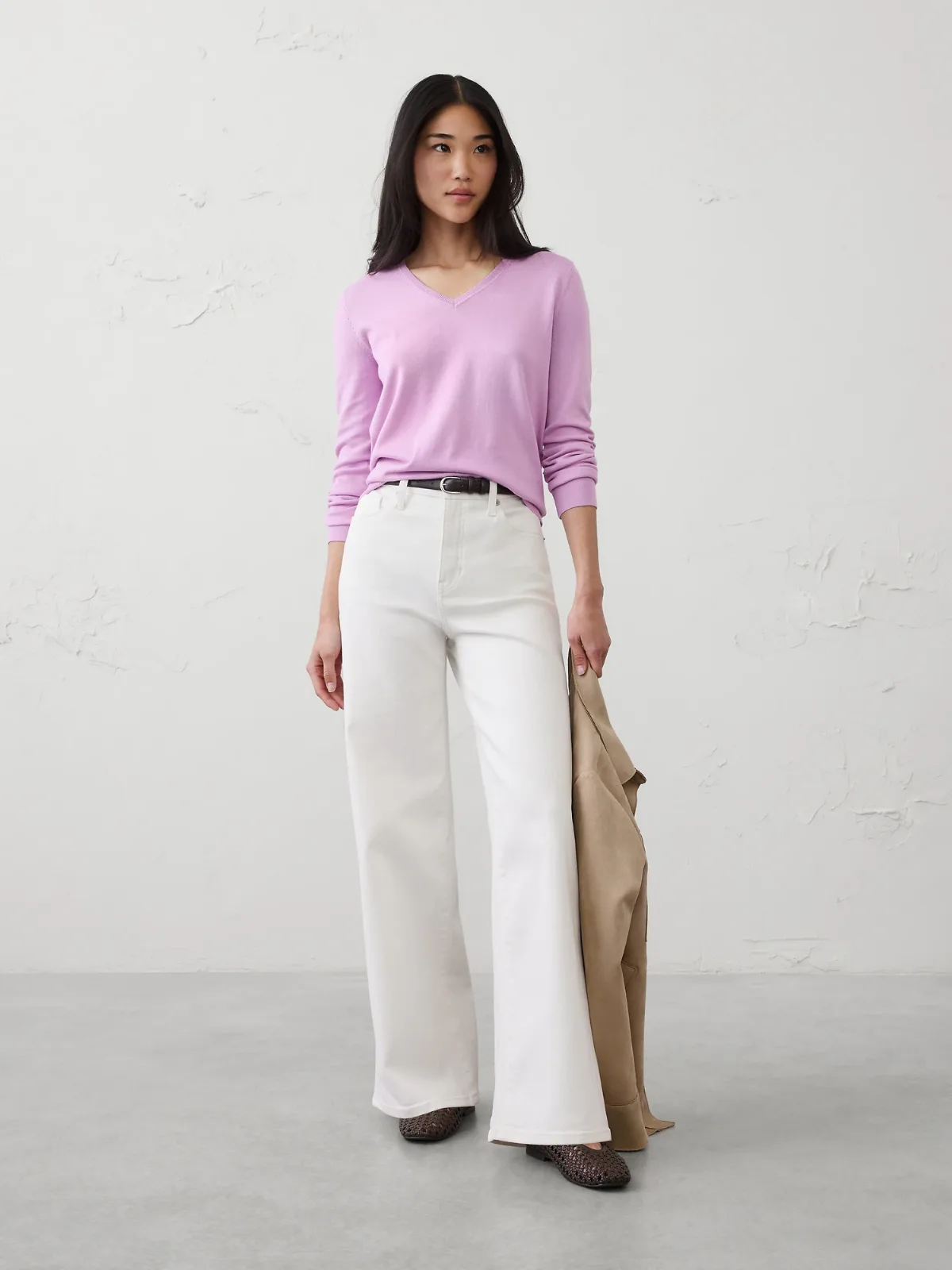 Forever V-Neck Sweater by Banana Republic