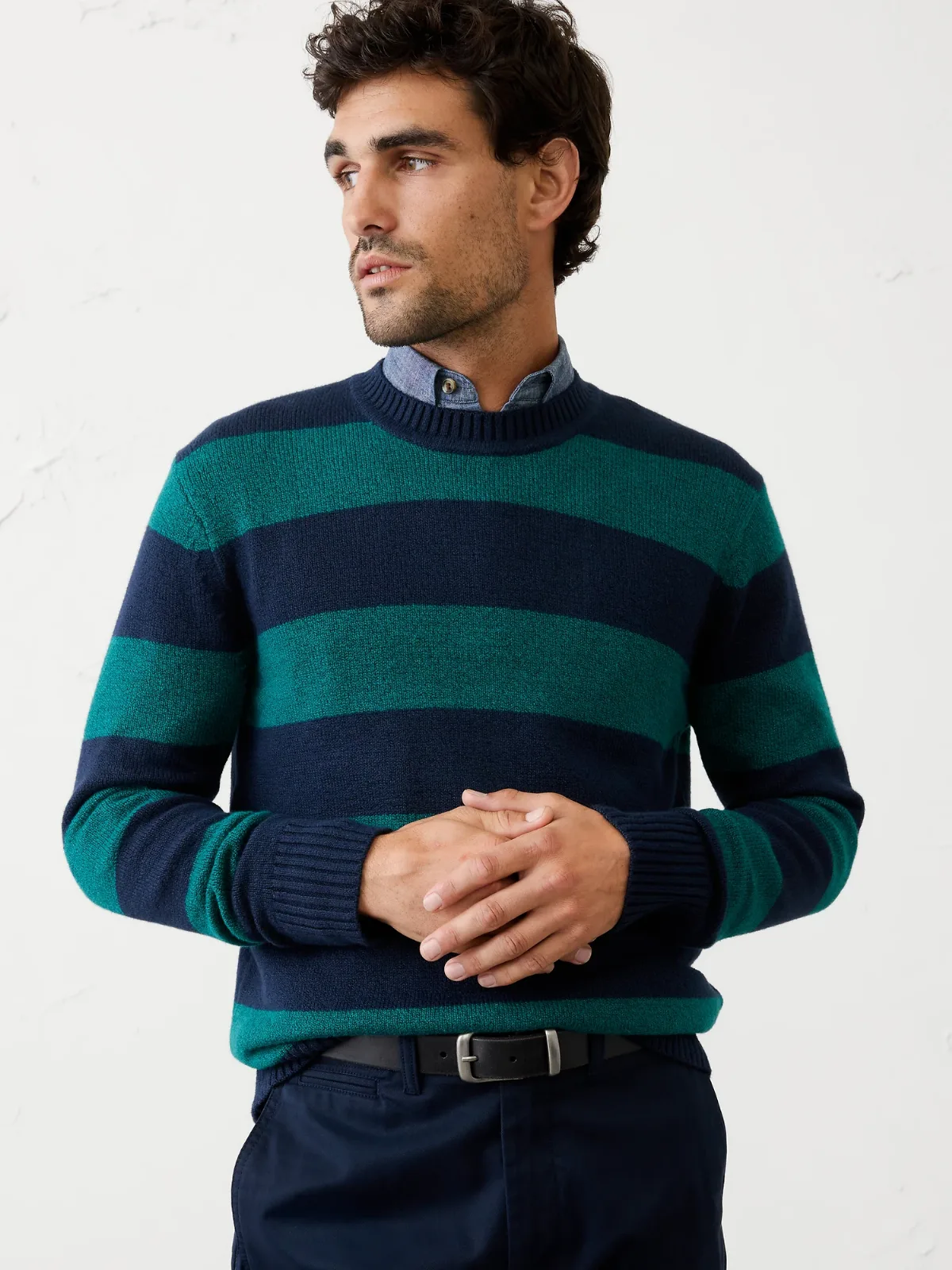 Cozy Striped Sweater by Banana Republic