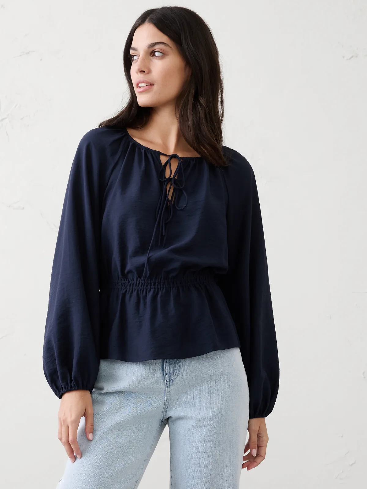 Tie-Front Top by Banana Republic