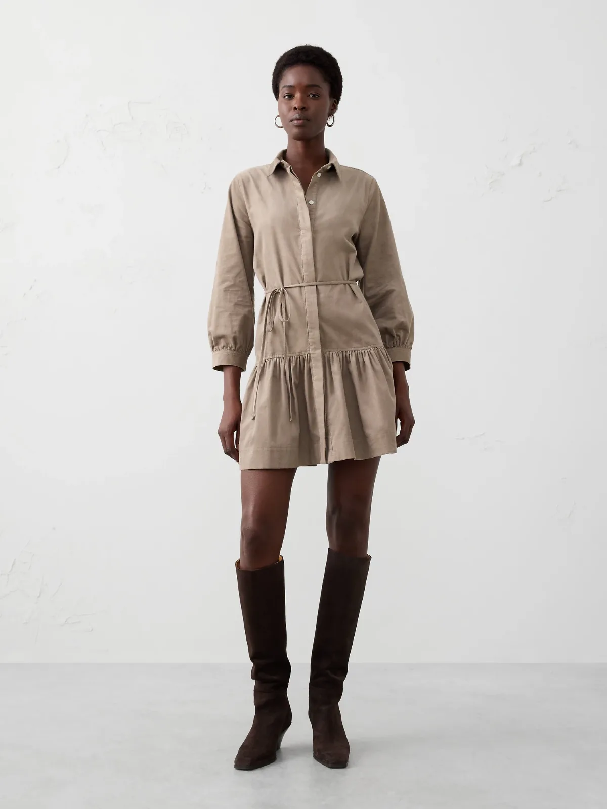 Corduroy Mini Dress by Banana Republic