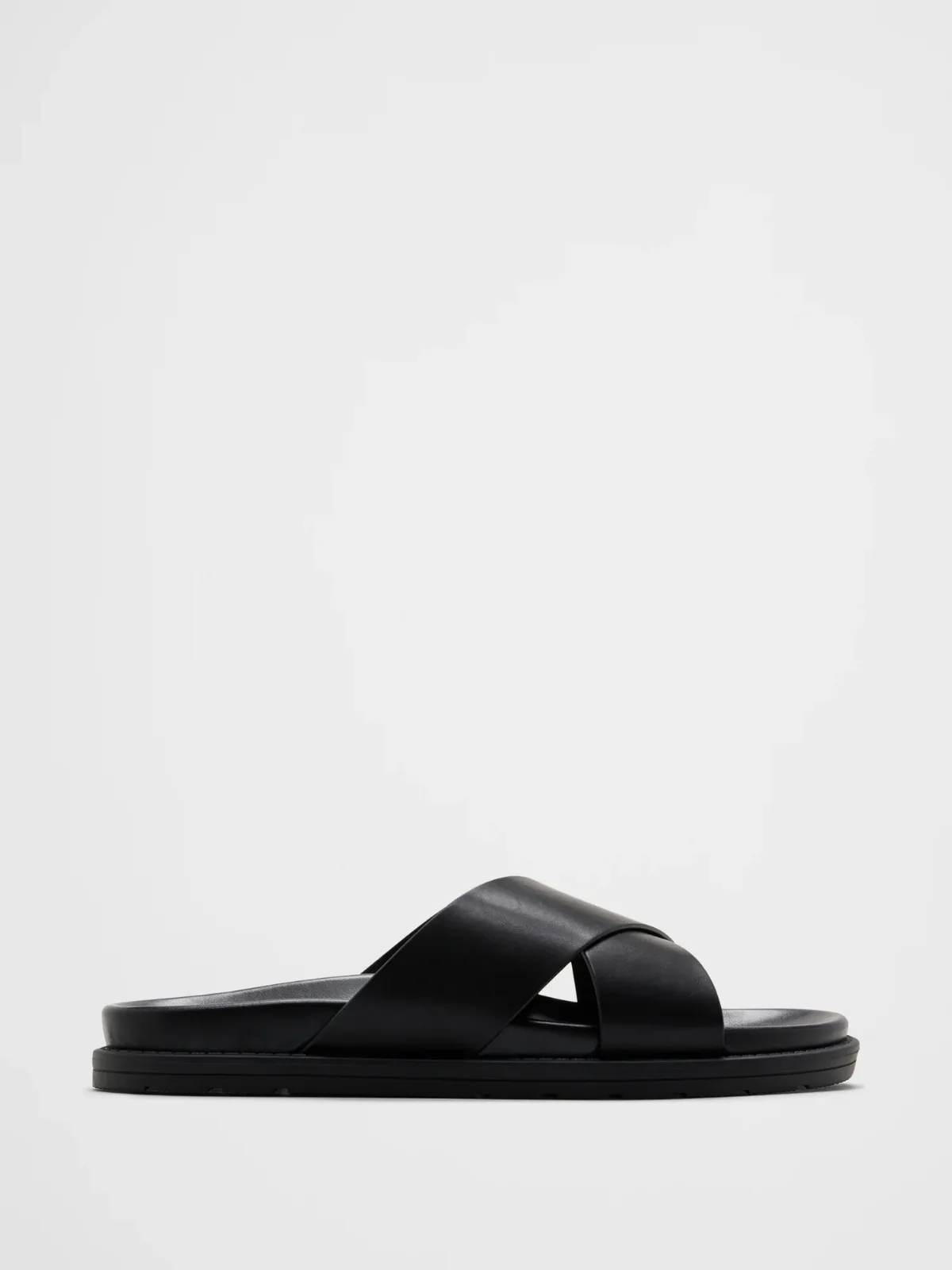 Vegan Leather Crossover Sandals