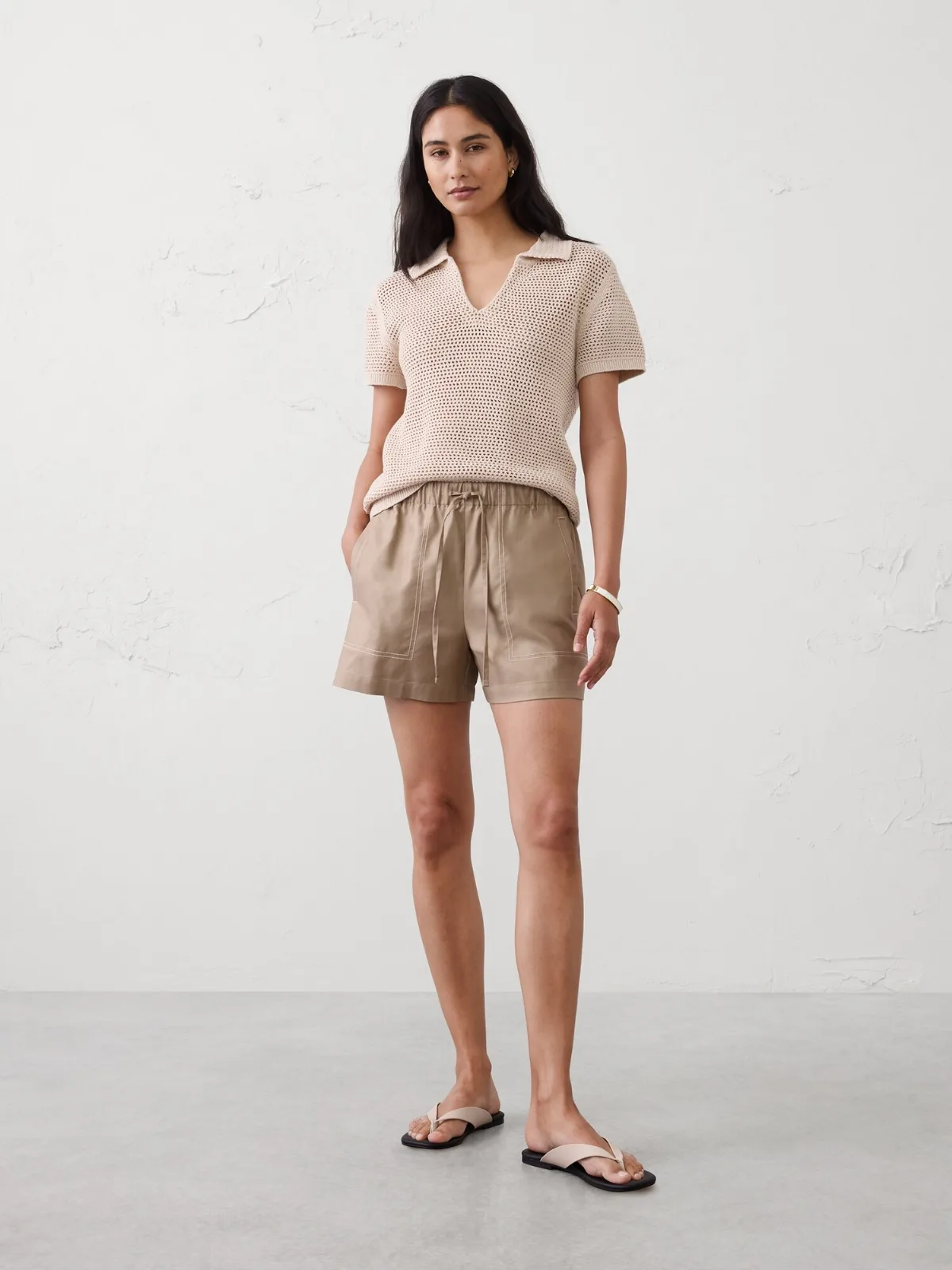 Textured Sweater Polo by Banana Republic