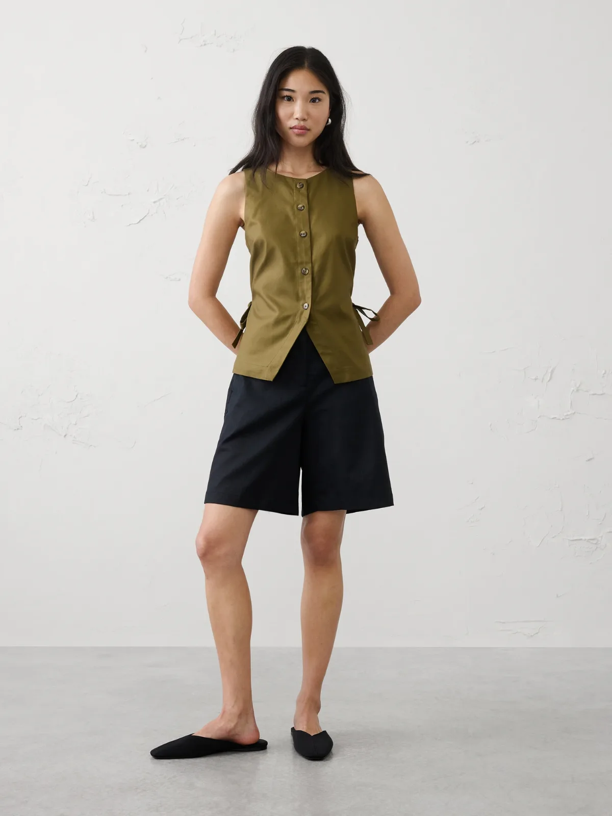 Side-Tie Vest by Banana Republic