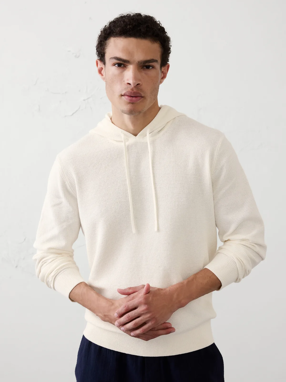 Textured Sweater Hoodie