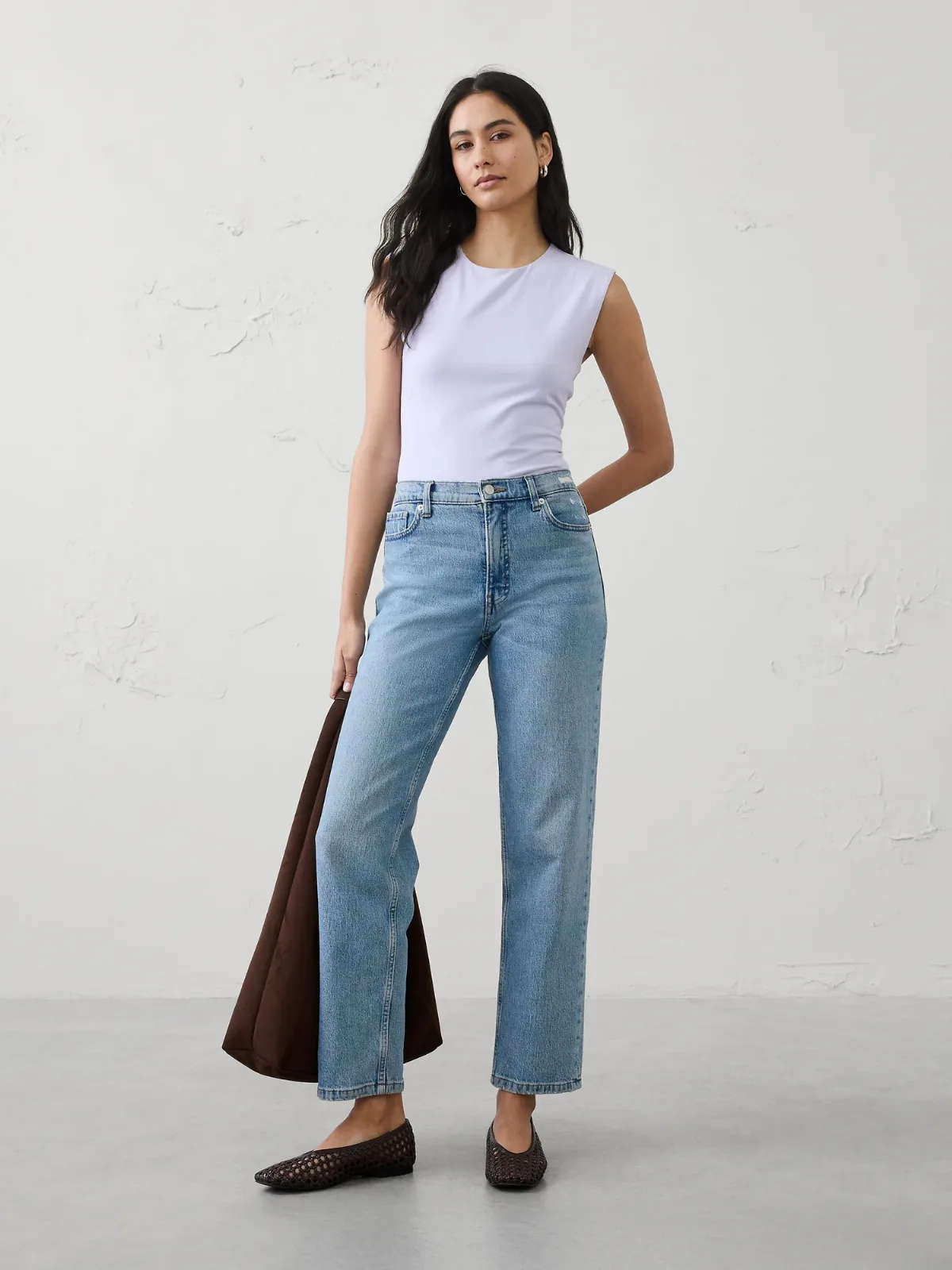 Soft Stretch Crew-Neck T-Shirt by Banana Republic