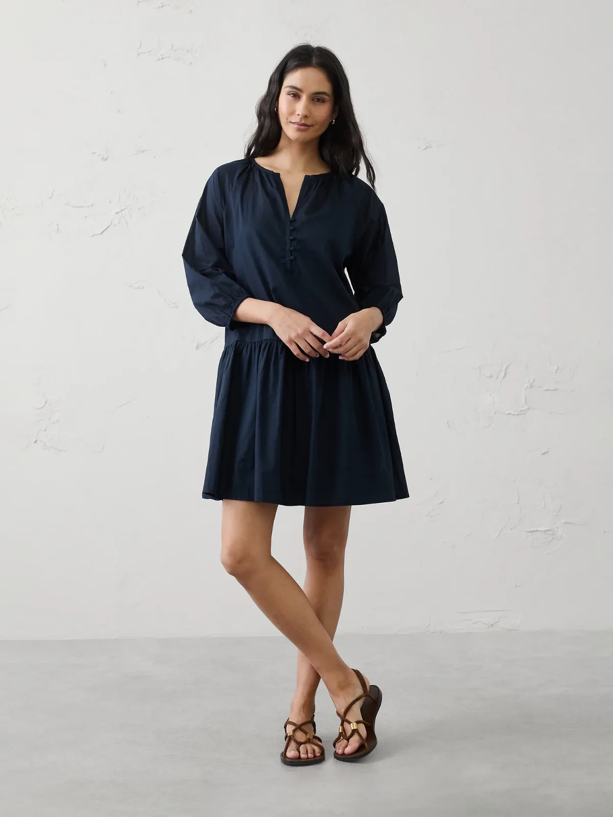 Tiered Above-Knee Dress by Banana Republic