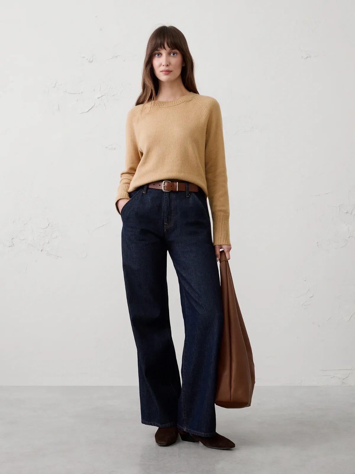 Perfectly Soft Crew-Neck Sweater by Banana Republic