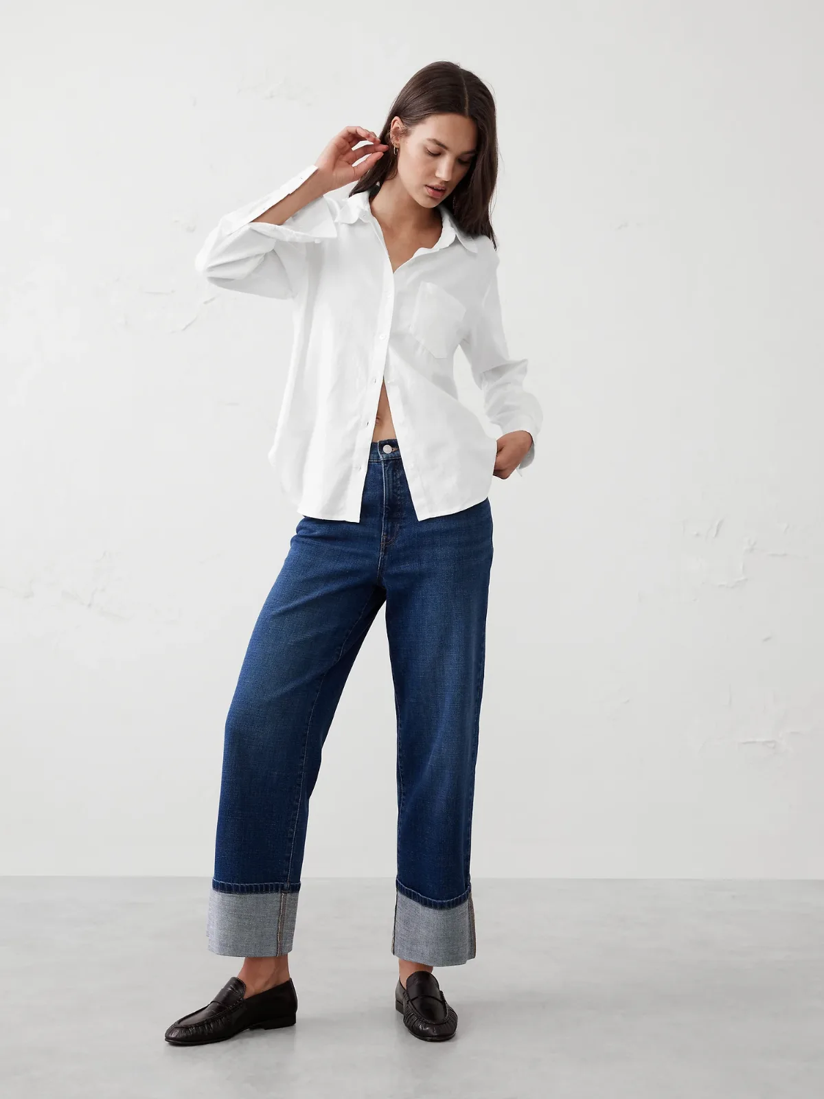 Classic Linen-Blend Shirt