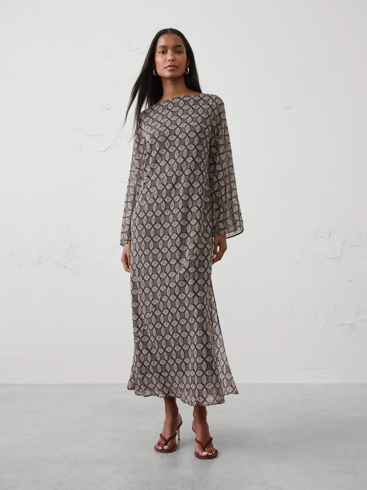 Boatneck Maxi Dress by Banana Republic