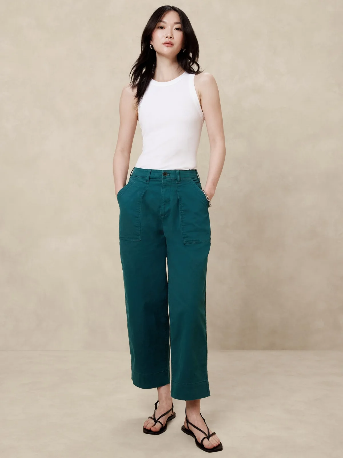 Authentic Chino Barrel Pant by Banana Republic