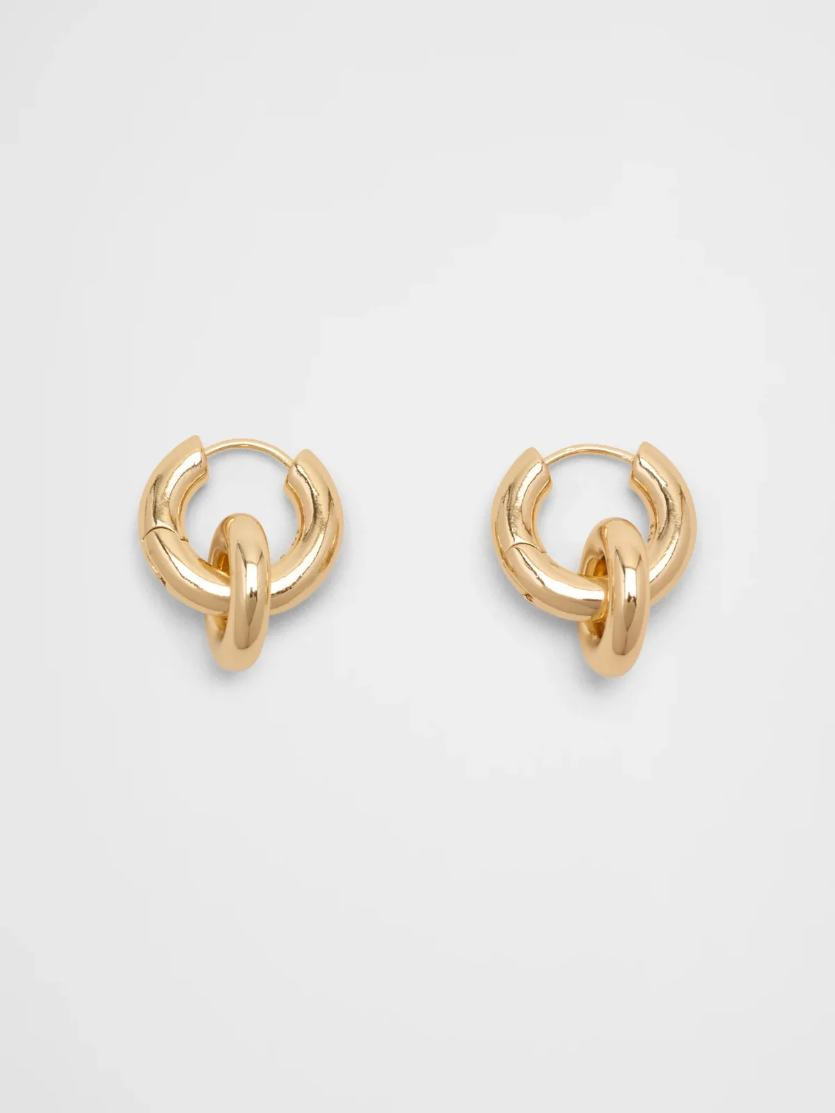 2 in 1 Double Hoop Earrings