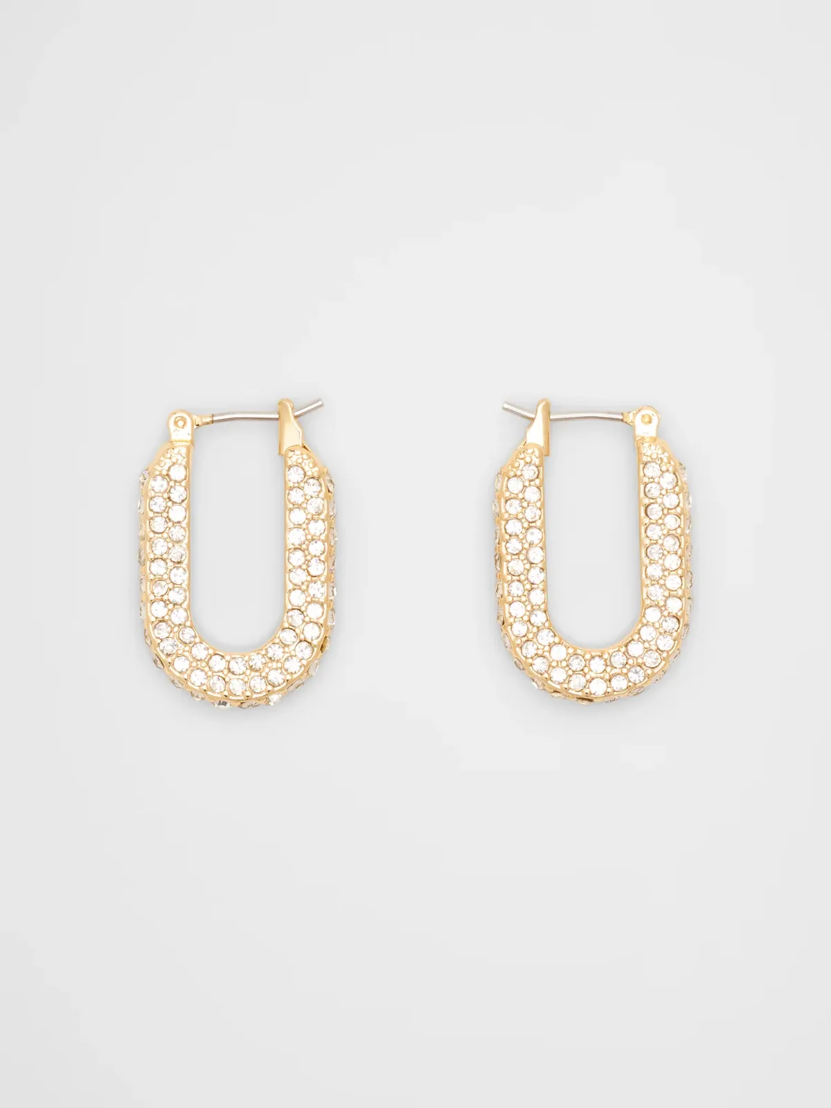 Pave Horseshoe Hoop Earrings by Banana Republic