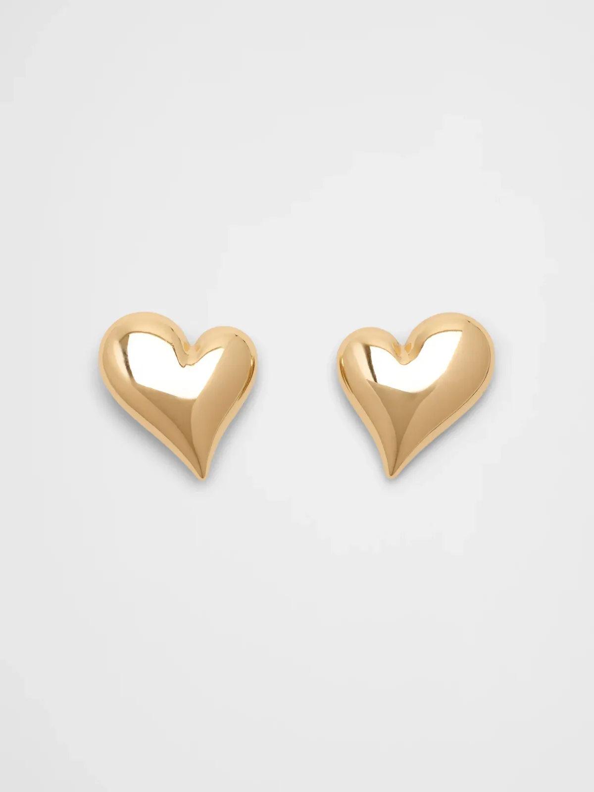 Oversize Heart Stud Earrings by Banana Republic
