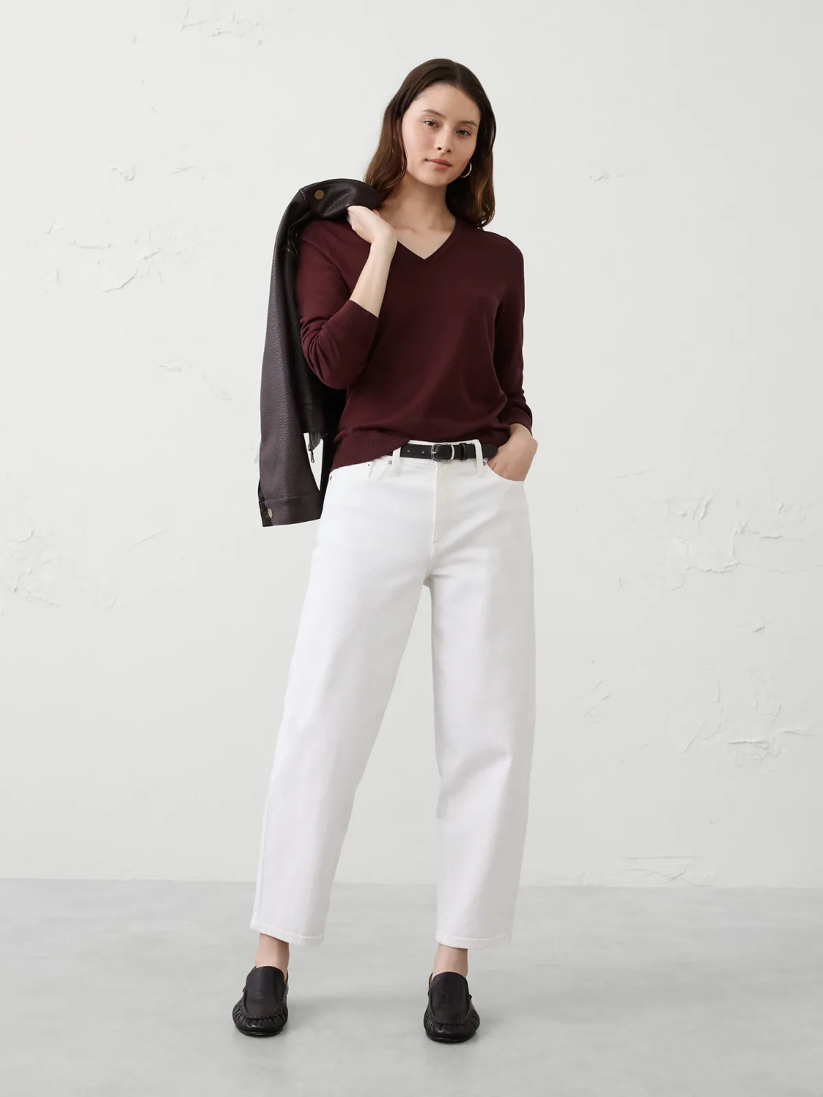Forever V-Neck Sweater by Banana Republic