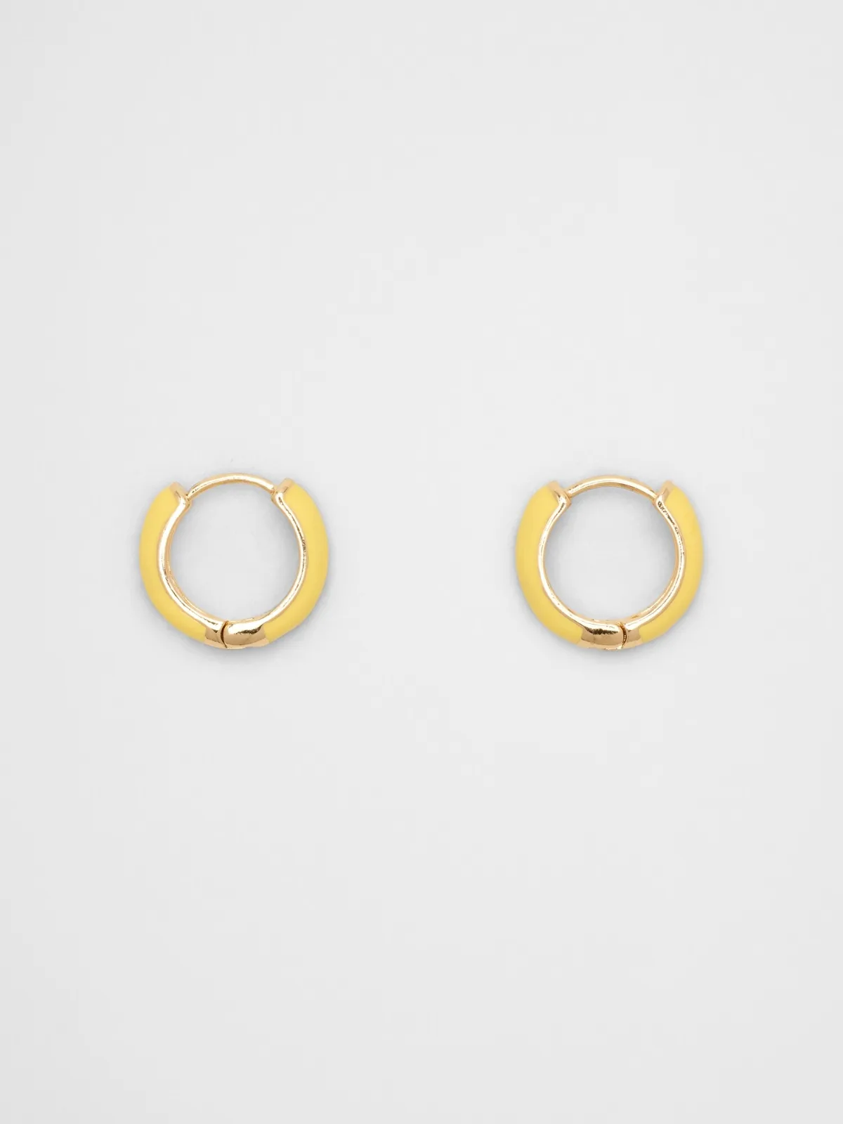 Enamel Huggie Earrings by Banana Republic
