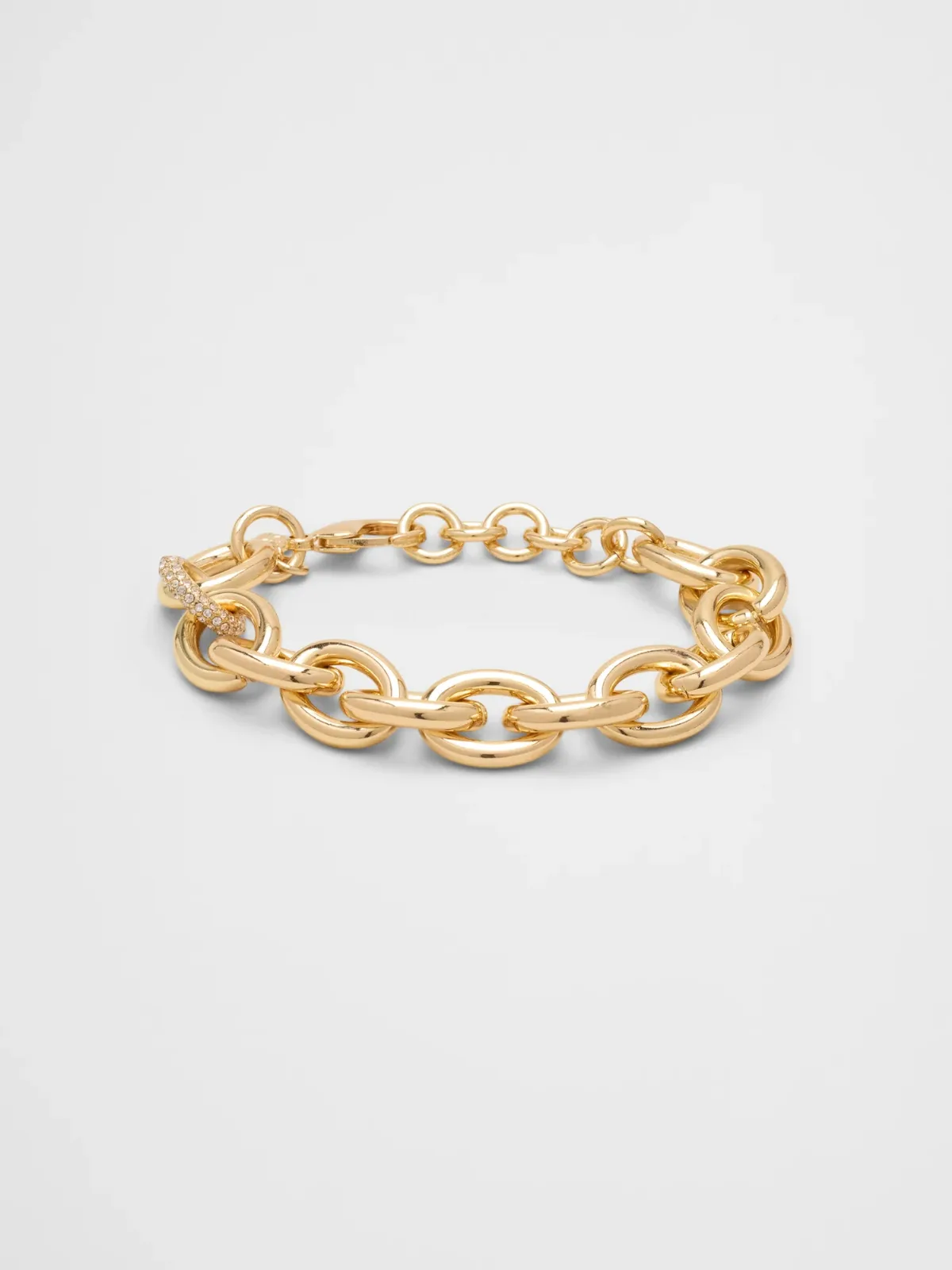 Pave Chunky Chain Link Bracelet by Banana Republic