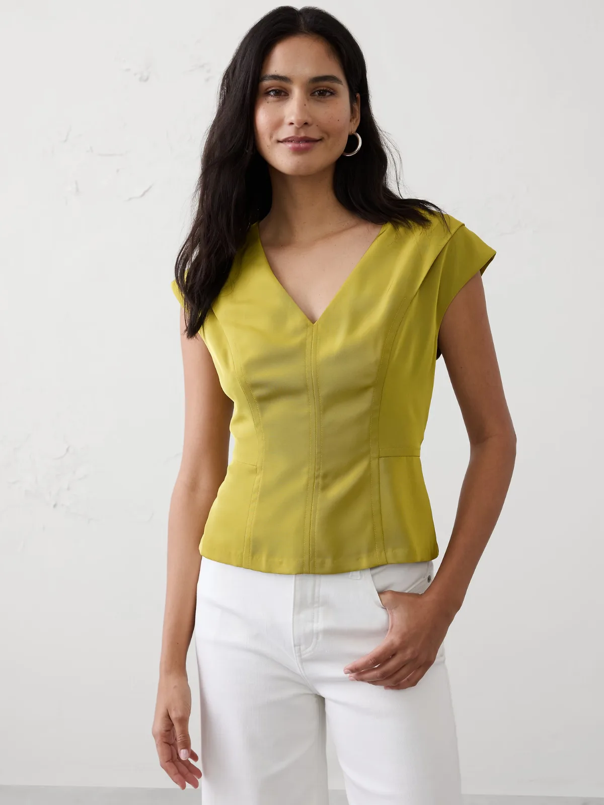 Seamed Hourglass Top by Banana Republic