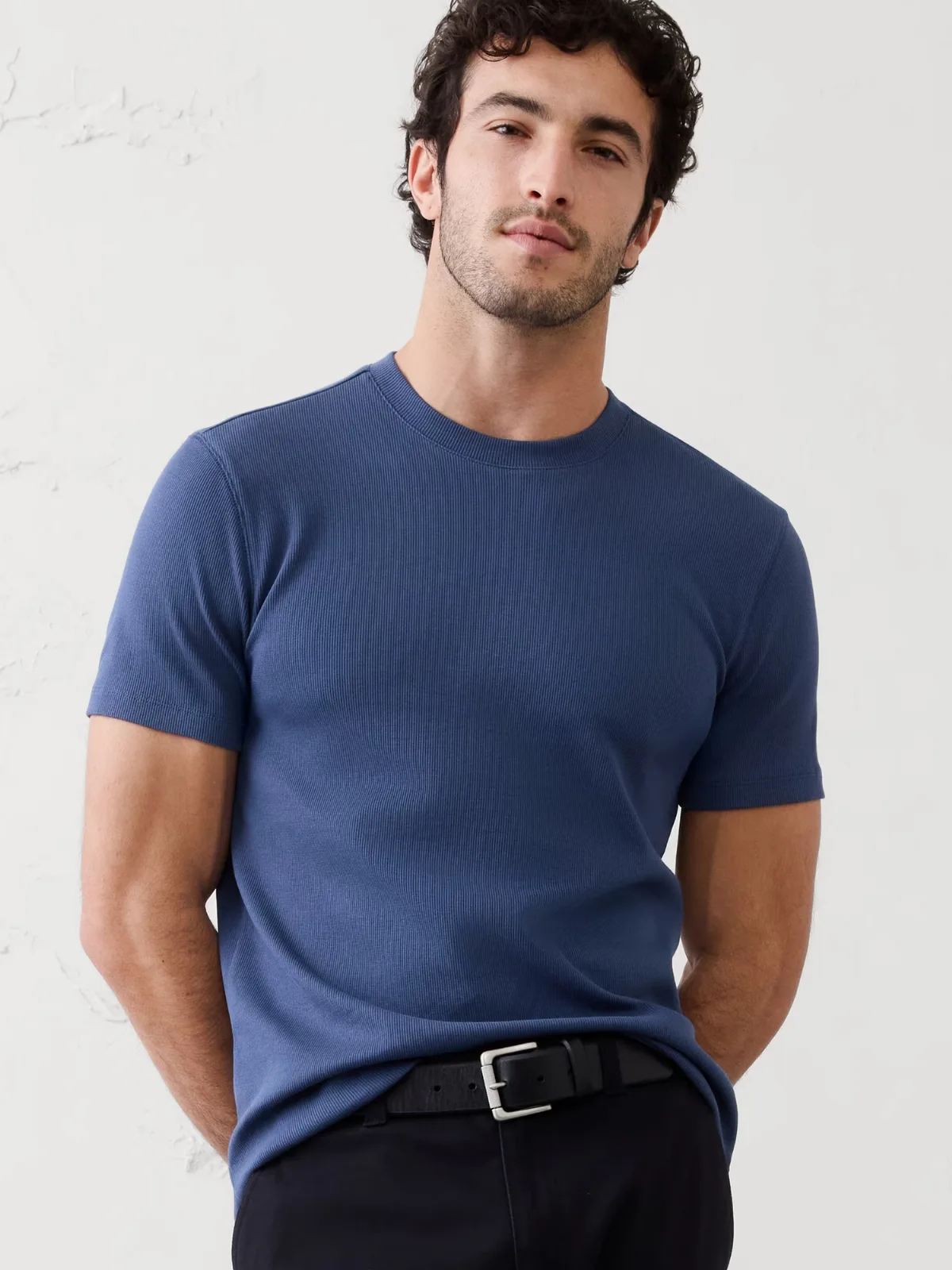 Mini Ribbed Shirt by Banana Republic
