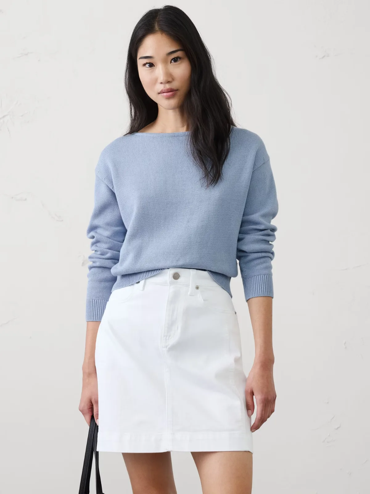 Cotton Boatneck Sweater by Banana Republic