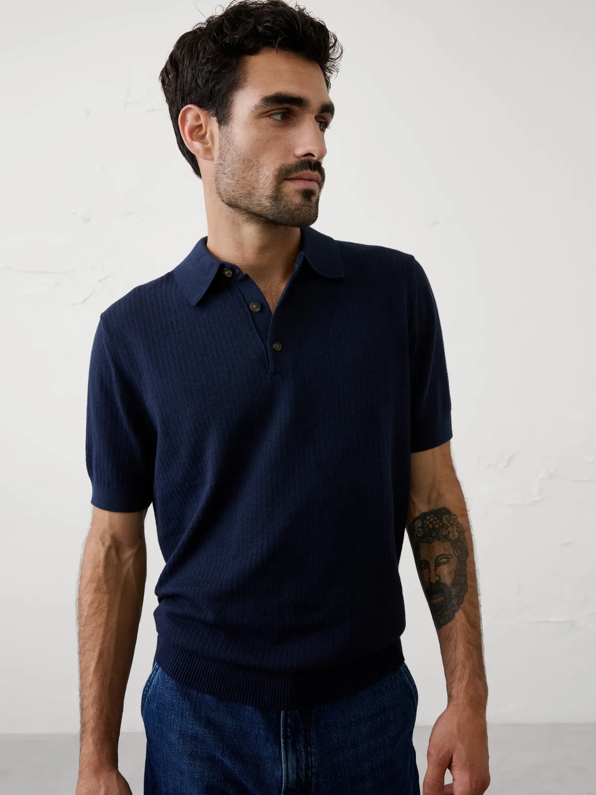 Textured Sweater Polo by Banana Republic
