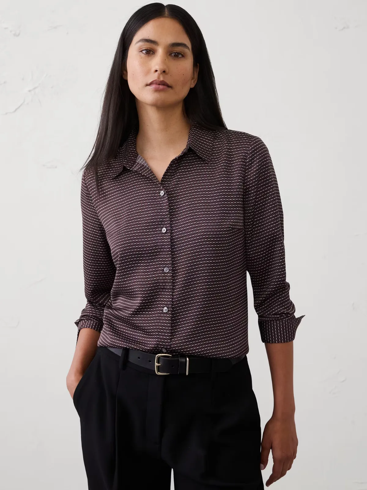 Silky Classic Shirt by Banana Republic
