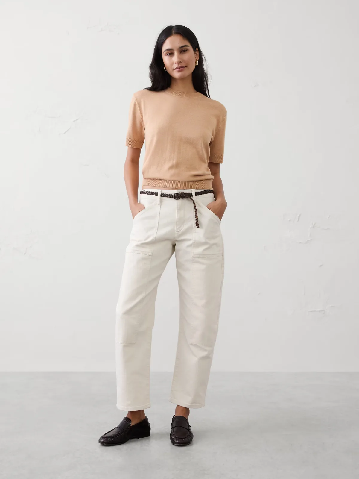 Forever Short-Sleeve Sweater by Banana Republic