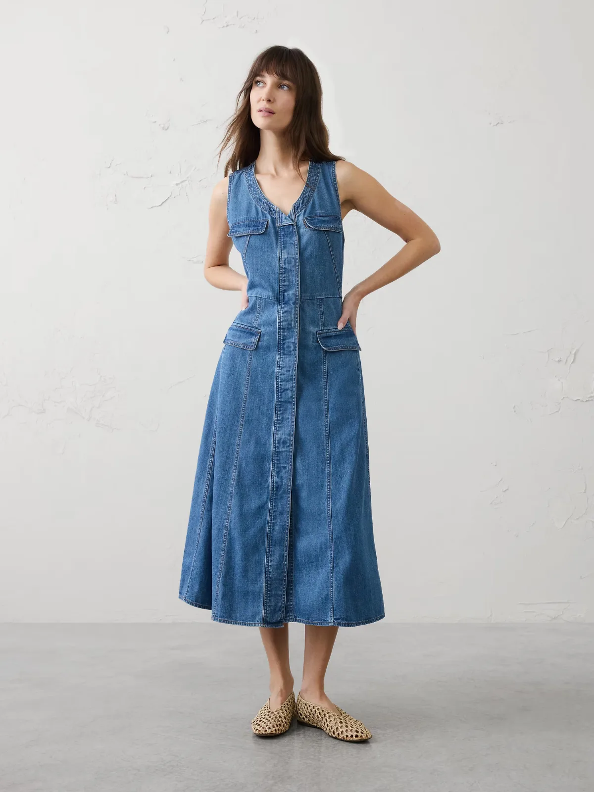 Sleeveless Midi Dress