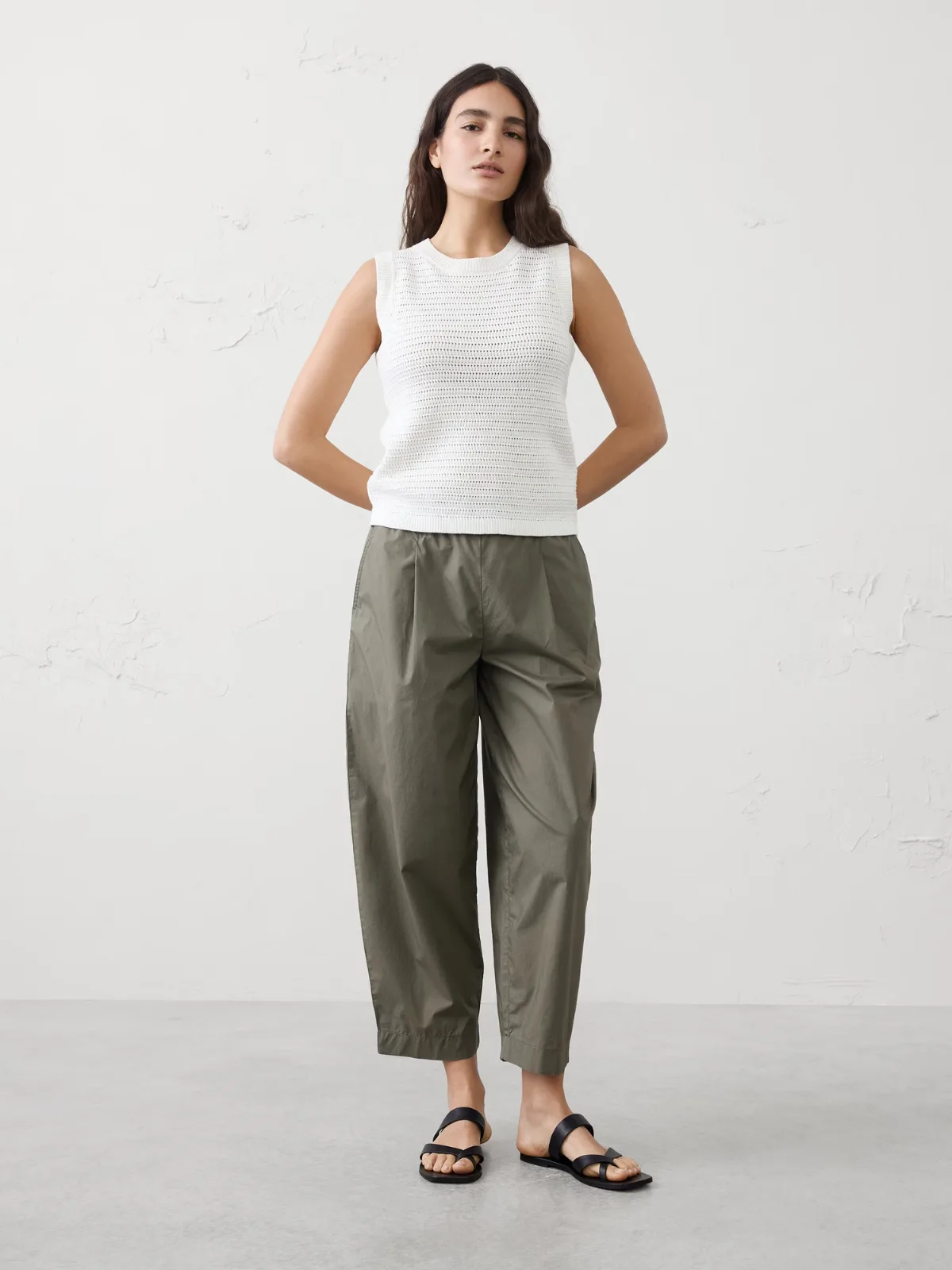 Textured Sweater Shell by Banana Republic