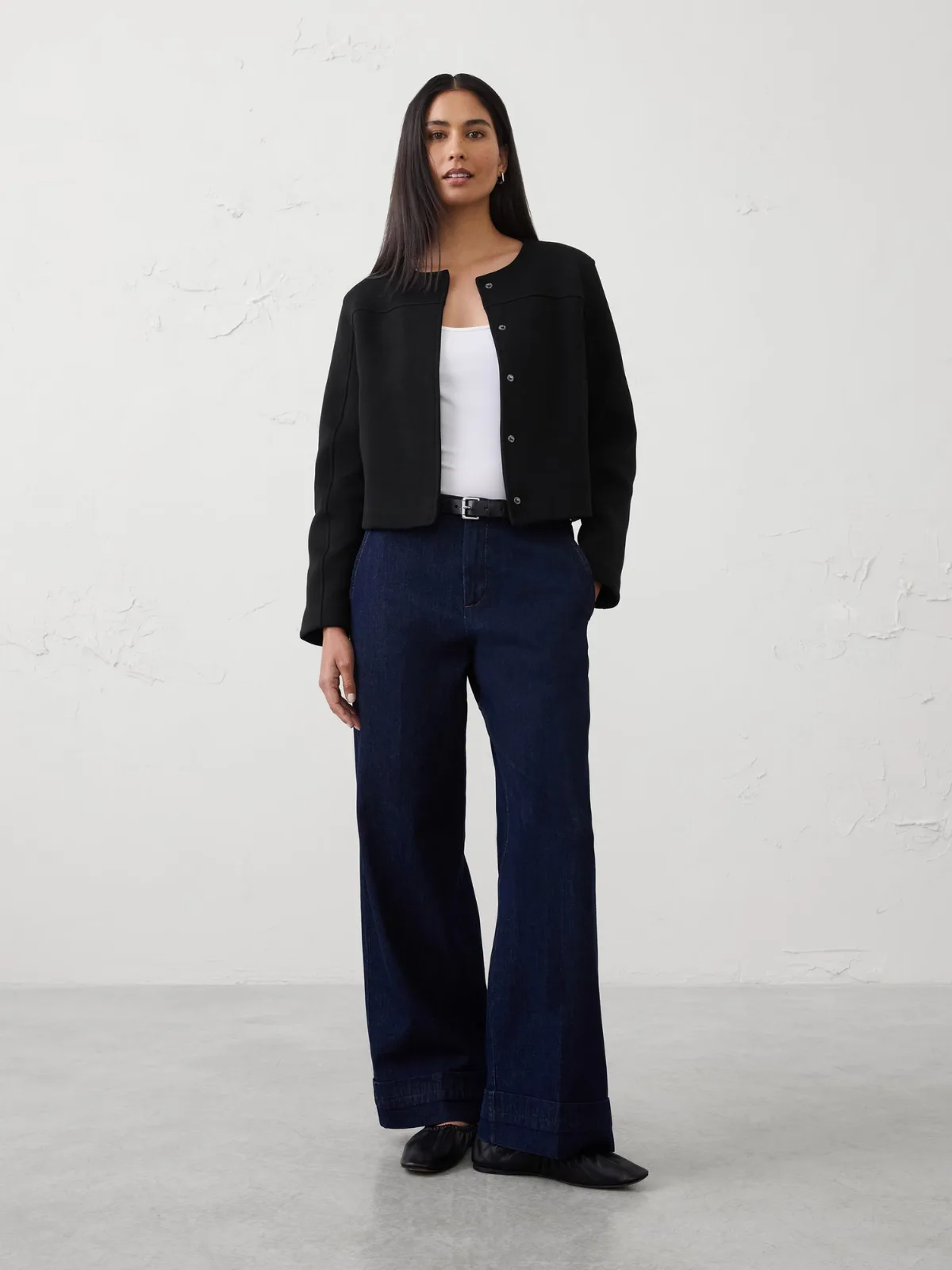 Weekender Cropped Cocoon Jacket