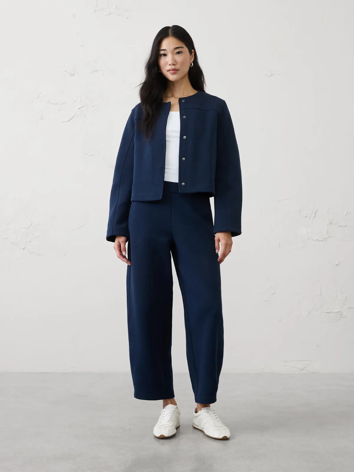 Weekender Cropped Cocoon Jacket by Banana Republic
