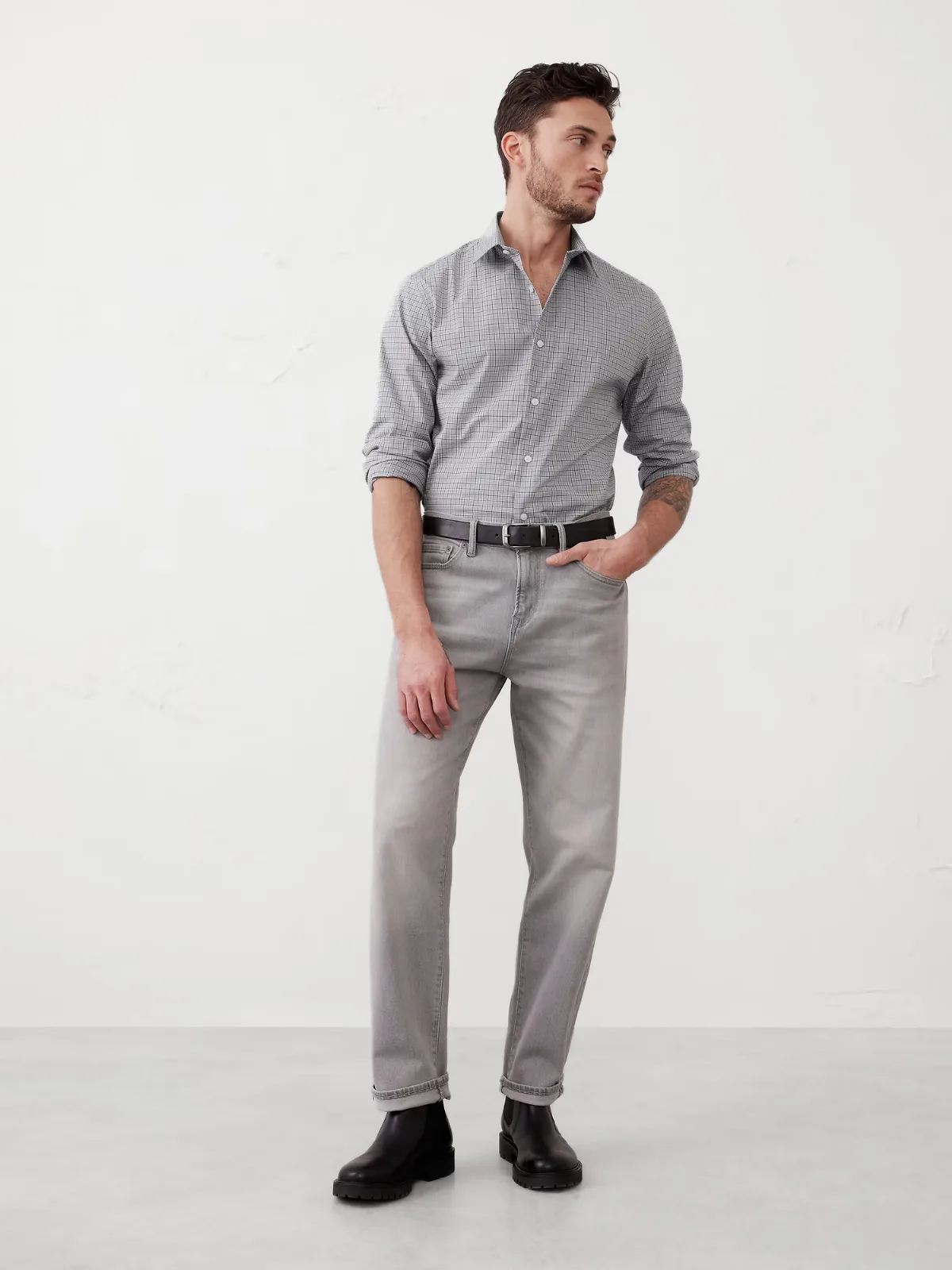 Athletic-Fit Dress Shirt by Banana Republic